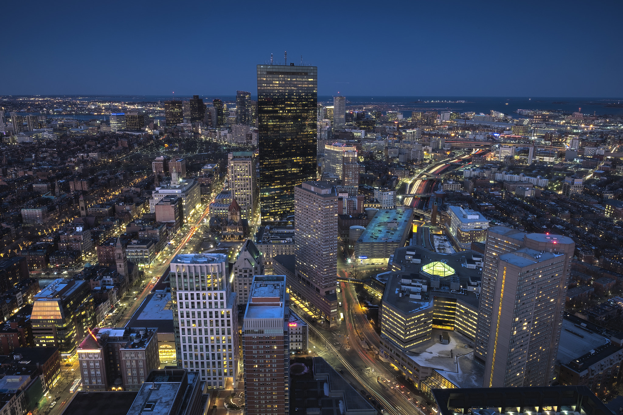 Fujifilm XF 16mm F1.4 R WR sample photo. Boston blue hour photography