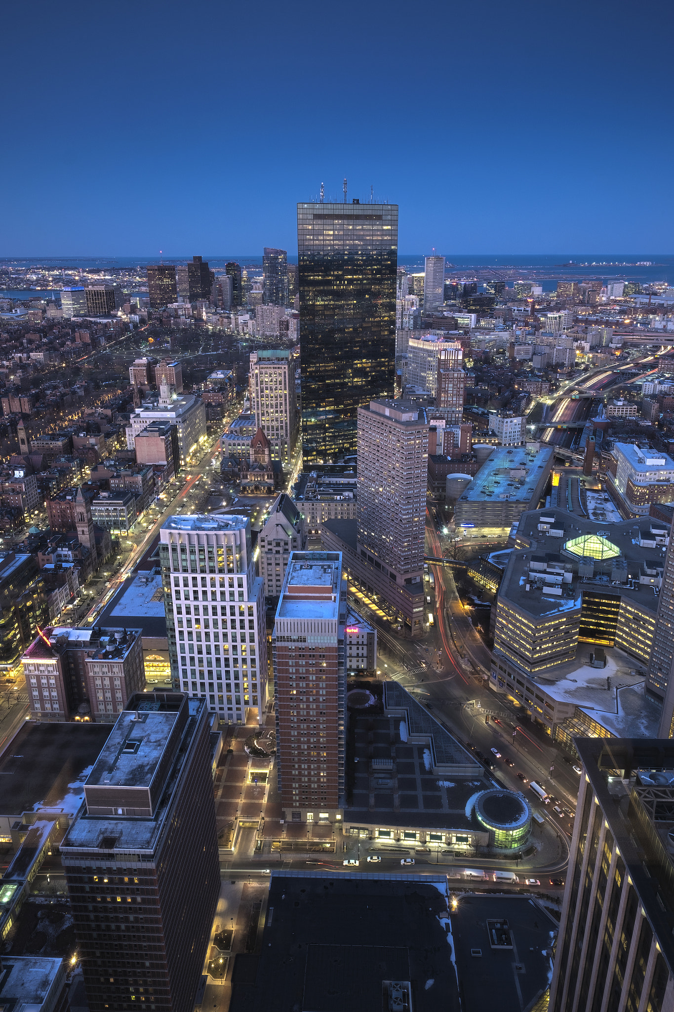 Fujifilm XF 16mm F1.4 R WR sample photo. Boston blue hour photography