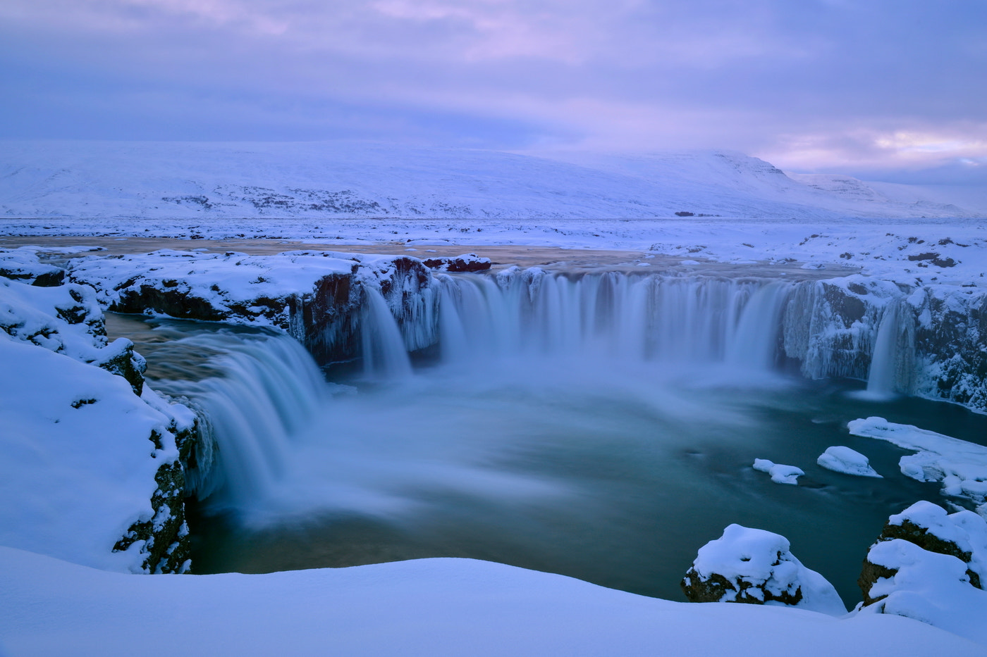 Nikon AF-S Nikkor 24-70mm F2.8G ED sample photo. Goðafoss waterfall photography