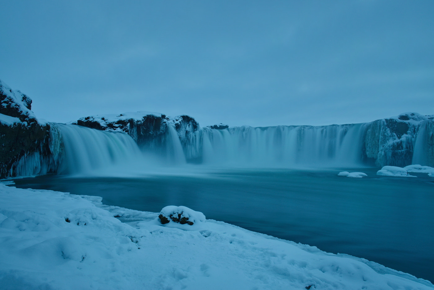 Nikon AF-S Nikkor 24-70mm F2.8G ED sample photo. Goðafoss waterfall photography