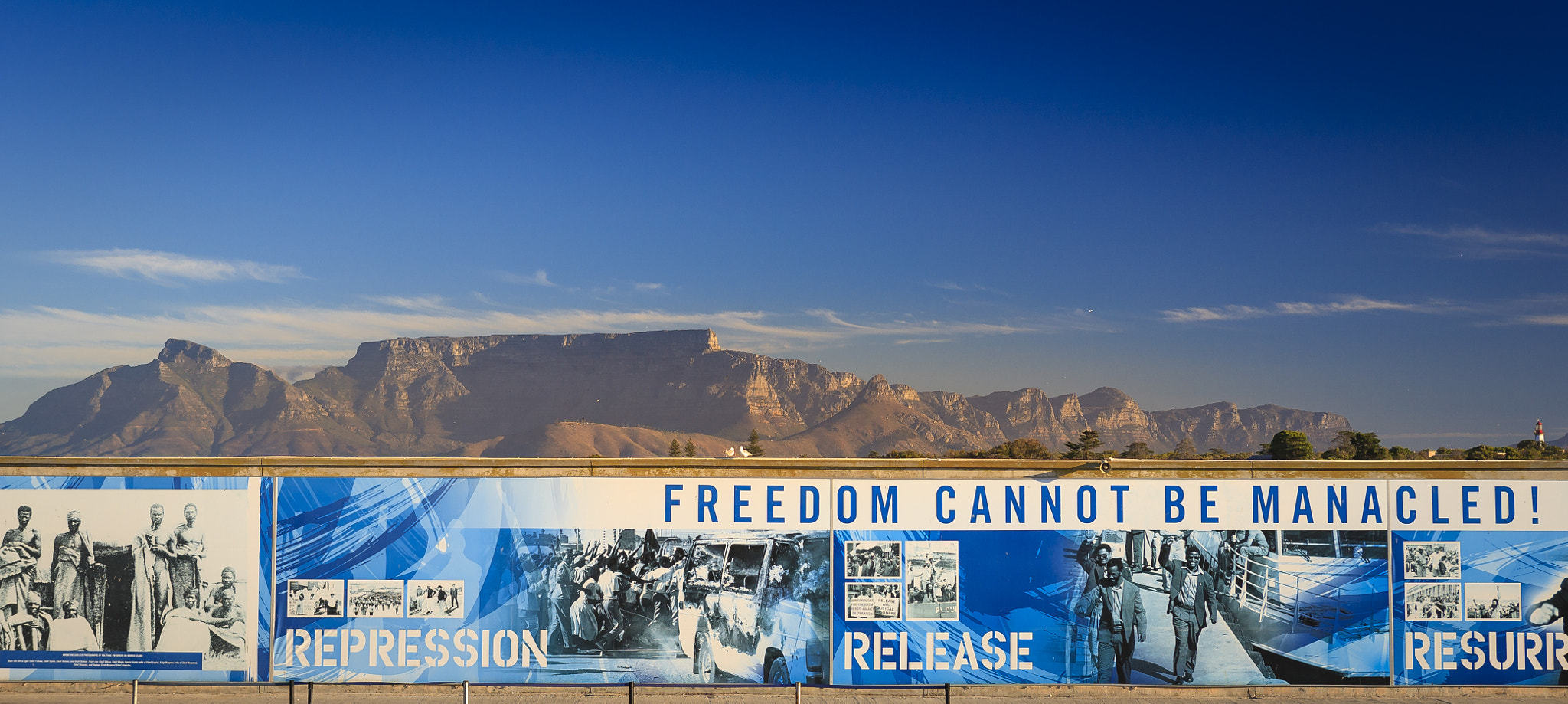 Canon EOS 5D sample photo. Capetown from robben island photography