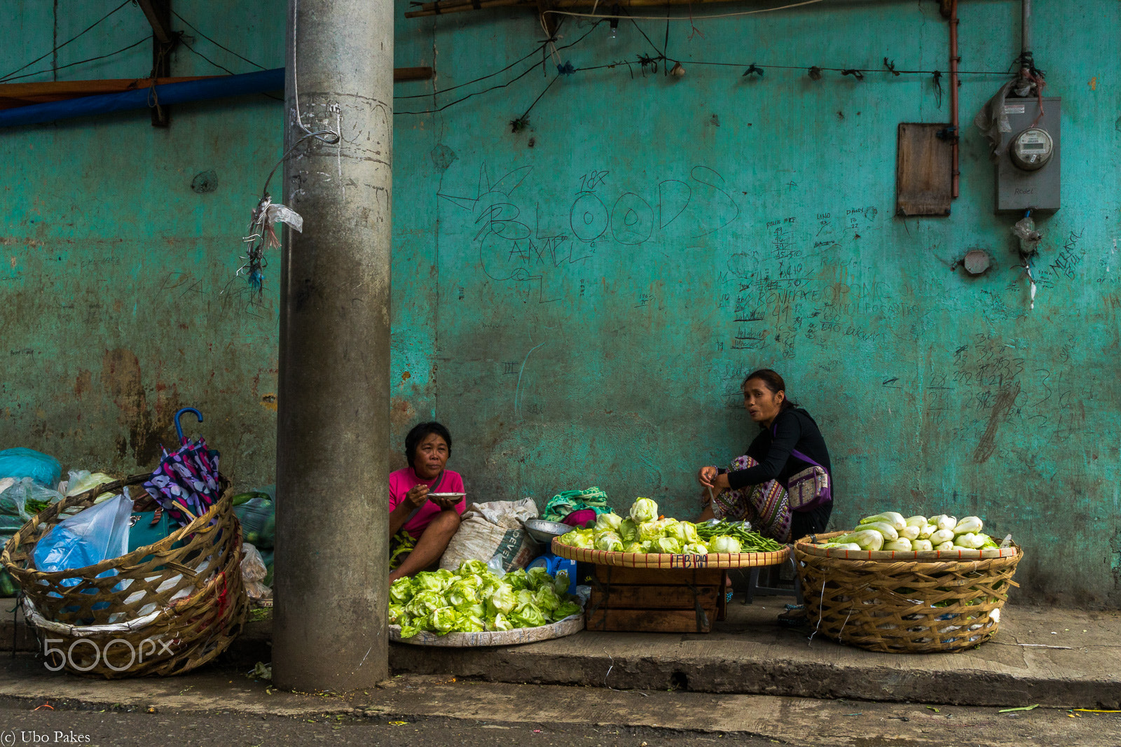 Sony a6300 sample photo. Vegetable vendors photography