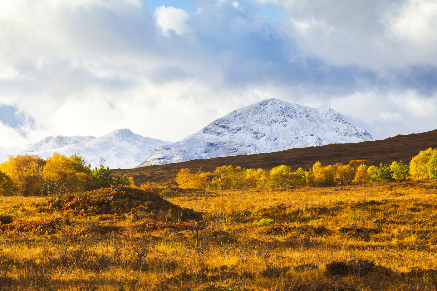 Nikon AF-S Nikkor 24-70mm F2.8G ED sample photo. Torridon autumn glory photography