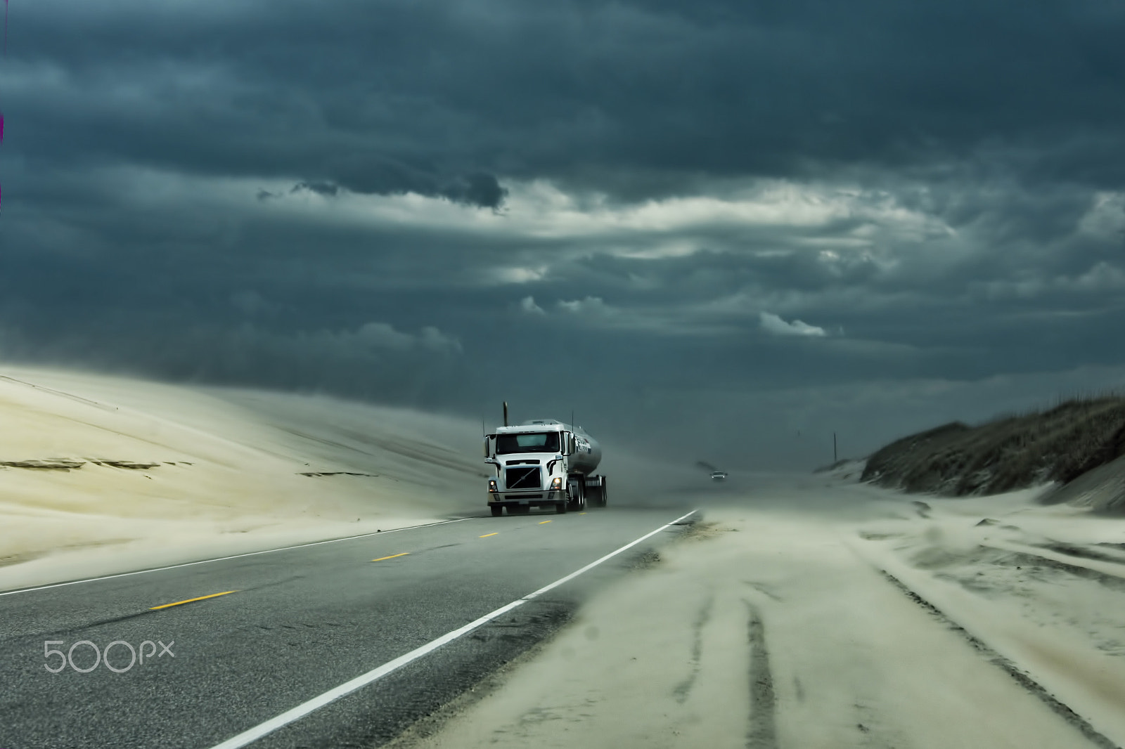 Nikon D7200 sample photo. Pea island sand storm photography