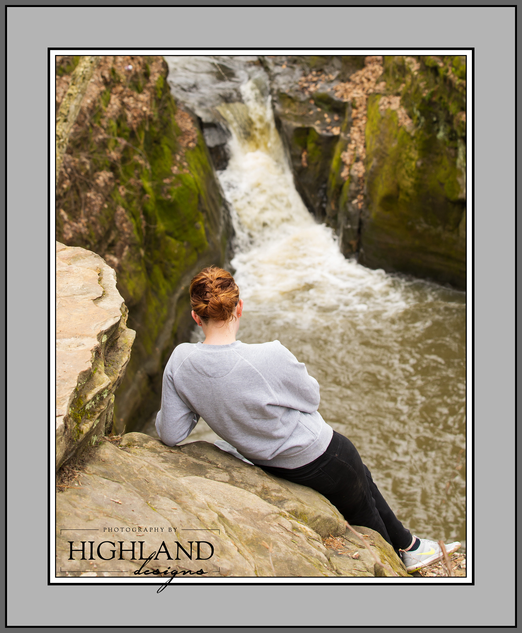 Sony a7 II + Canon EF 70-200mm F2.8L USM sample photo. Relaxing at the falls m photography