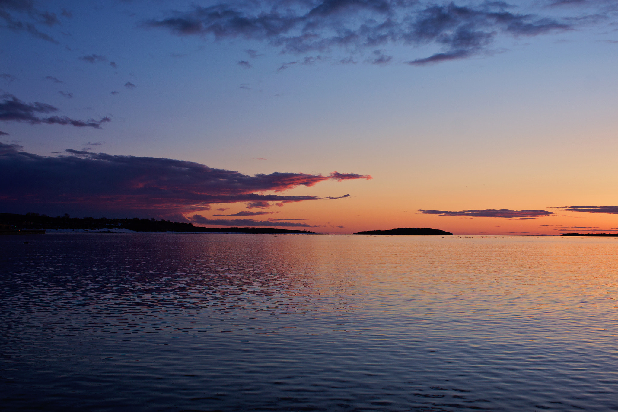 Canon EF-S 18-55mm F3.5-5.6 IS sample photo. Sunset blues photography