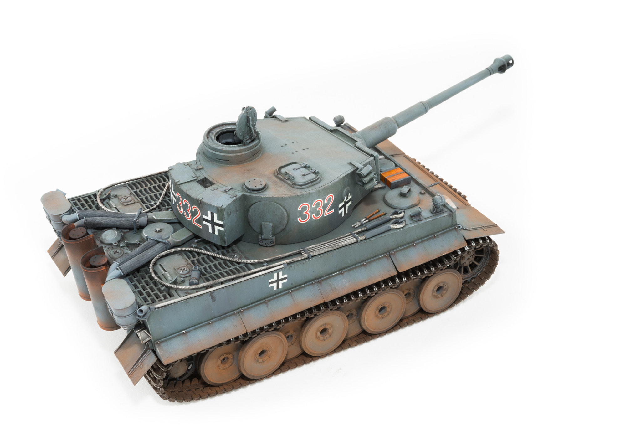 Nikon D800 + Nikon AF-S Micro-Nikkor 60mm F2.8G ED sample photo. Tamiya german tiger i early 1:35 model photography