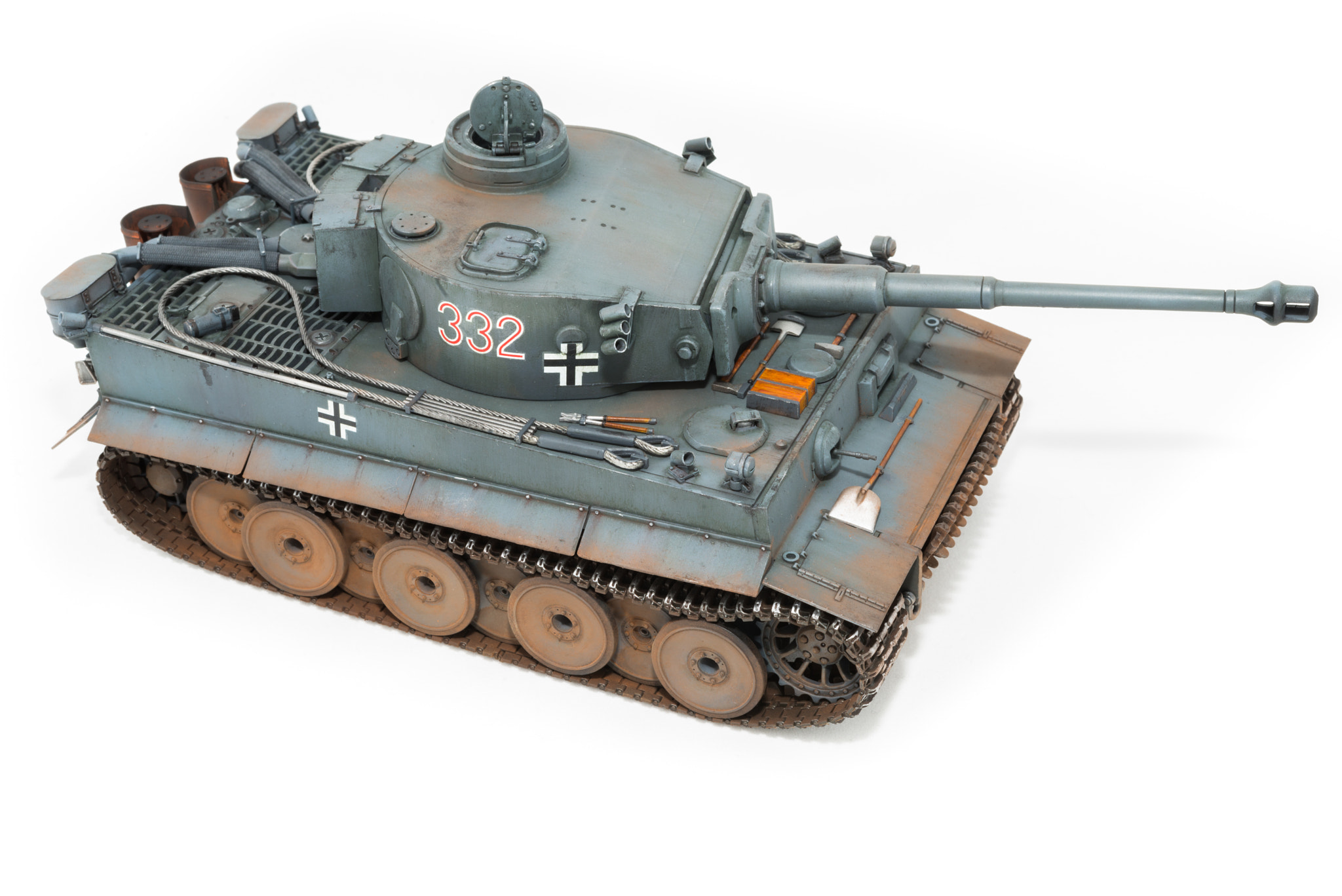 Nikon AF-S Micro-Nikkor 60mm F2.8G ED sample photo. Tamiya german tiger i early 1:35 model photography