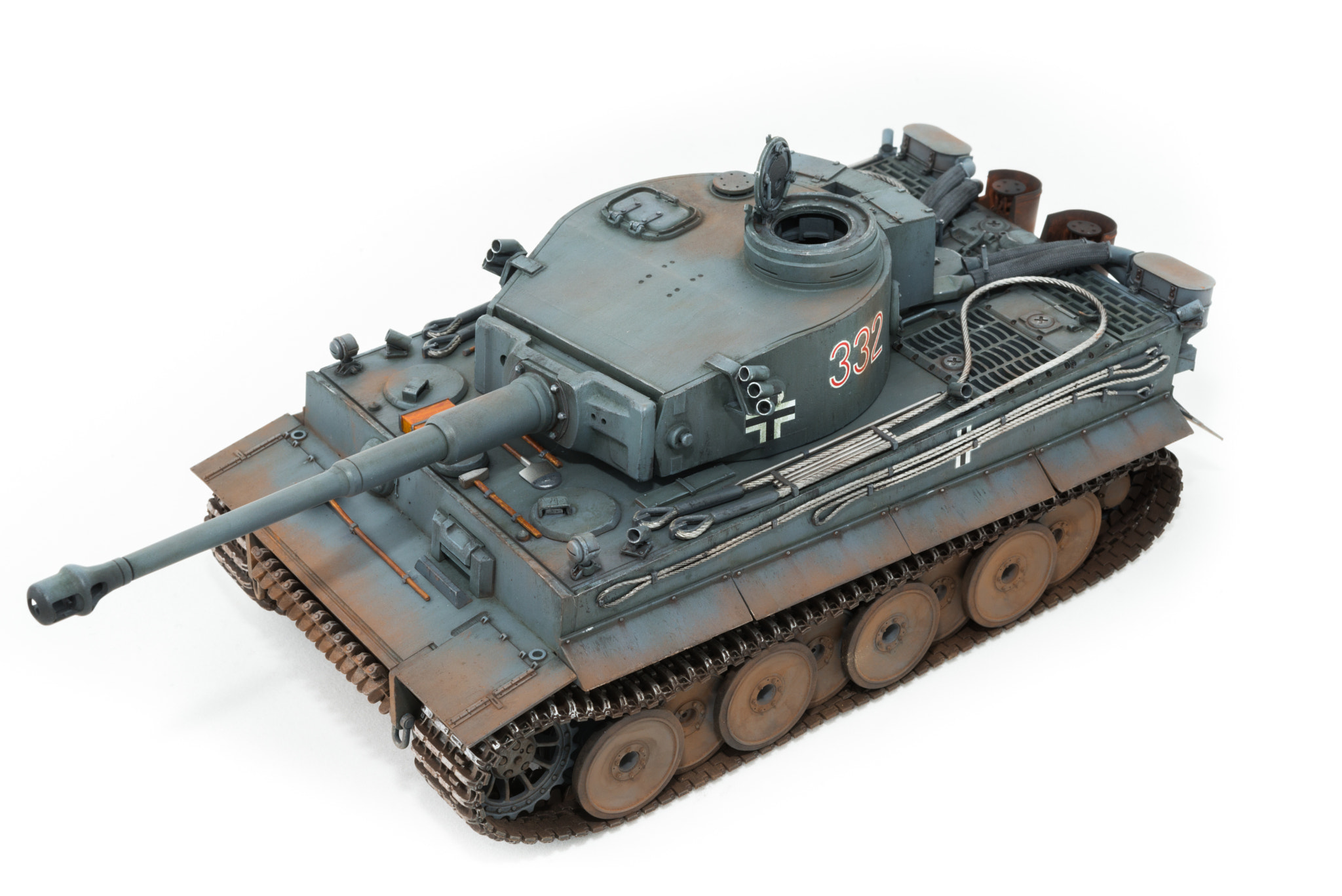 Nikon D800 + Nikon AF-S Micro-Nikkor 60mm F2.8G ED sample photo. Tamiya german tiger i early 1:35 model photography