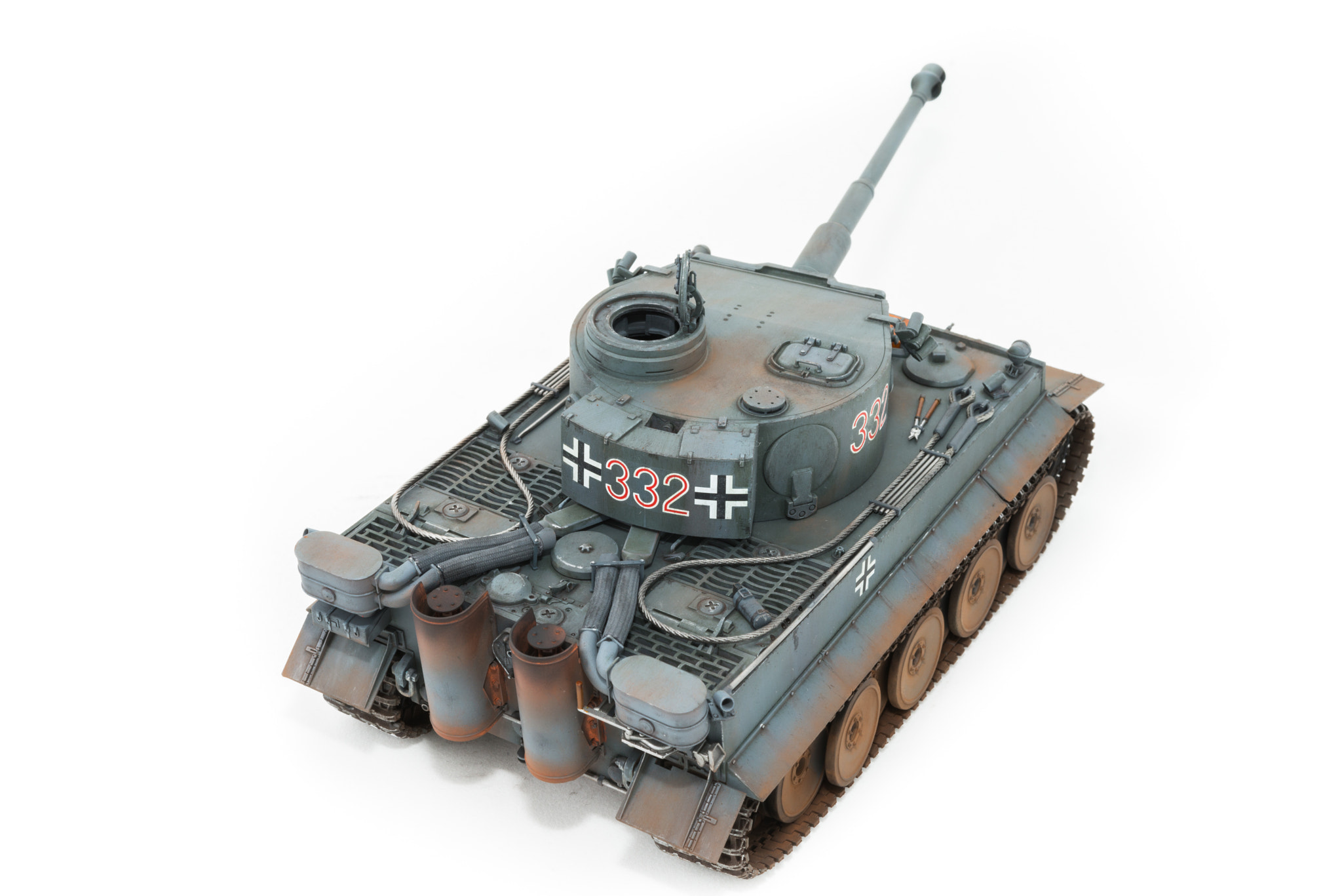 Nikon D800 + Nikon AF-S Micro-Nikkor 60mm F2.8G ED sample photo. Tamiya german tiger i early 1:35 model photography