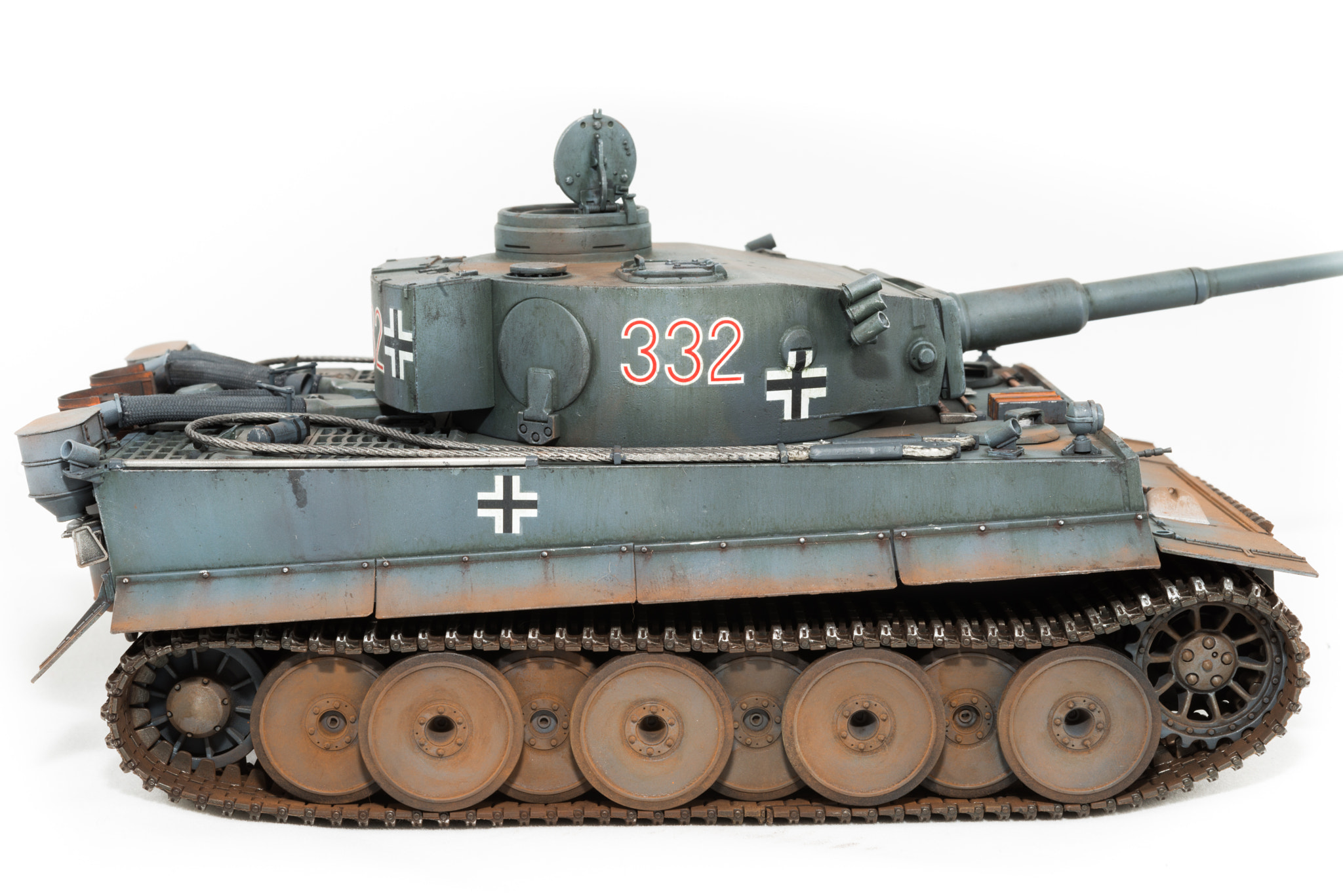 Nikon AF-S Micro-Nikkor 60mm F2.8G ED sample photo. Tamiya german tiger i early 1:35 model photography