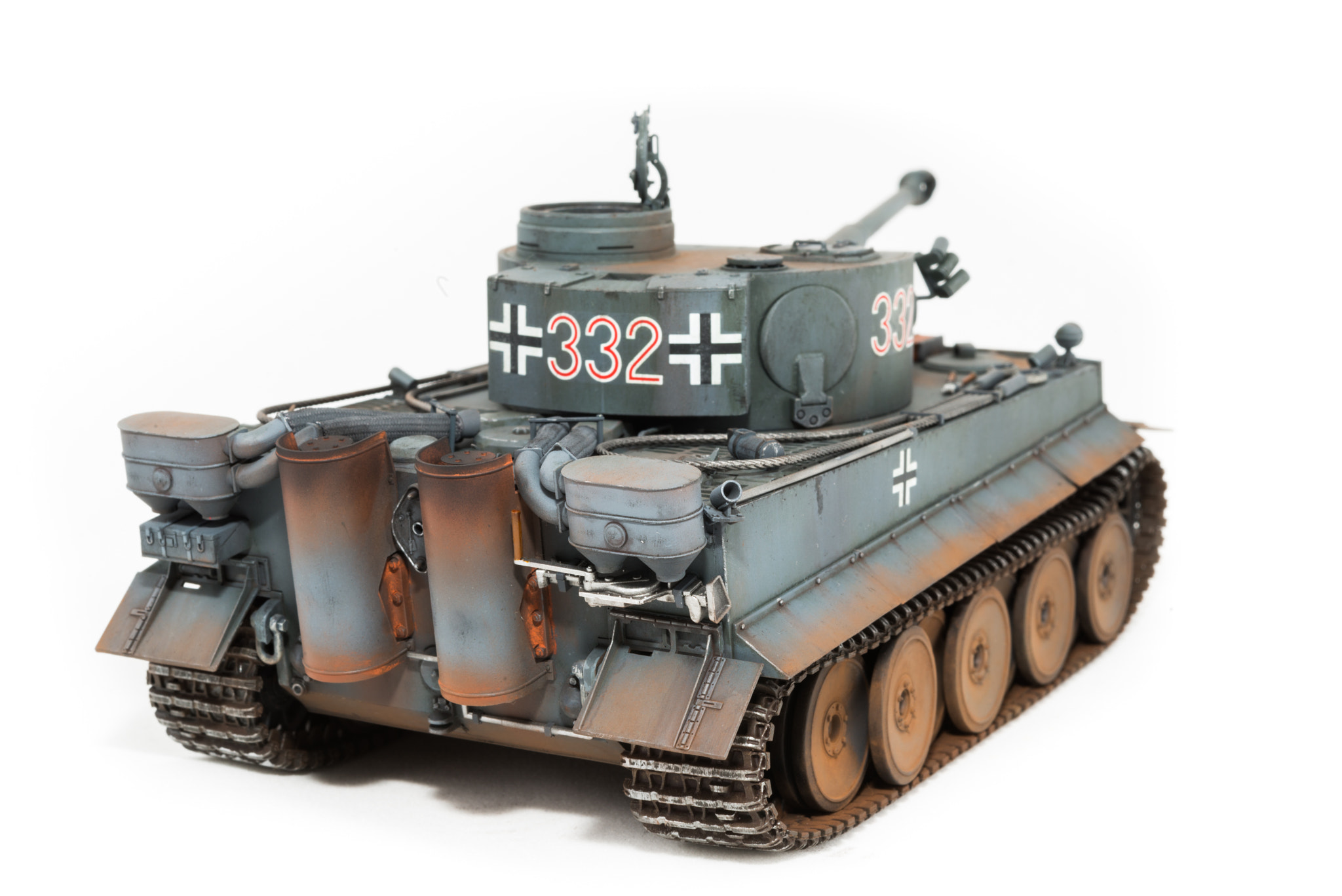 Nikon D800 + Nikon AF-S Micro-Nikkor 60mm F2.8G ED sample photo. Tamiya german tiger i early 1:35 model photography