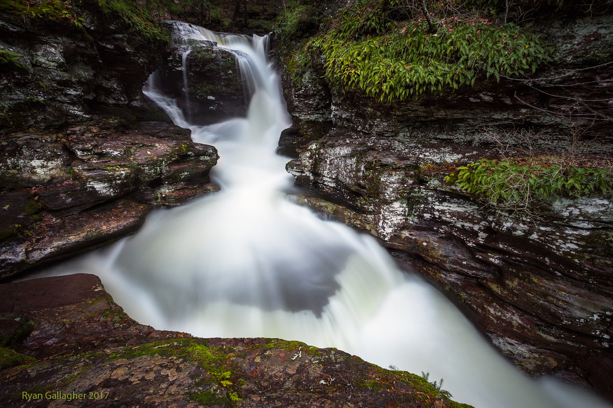 Canon EF-S 10-22mm F3.5-4.5 USM sample photo. Adams falls - high spring melt water photography