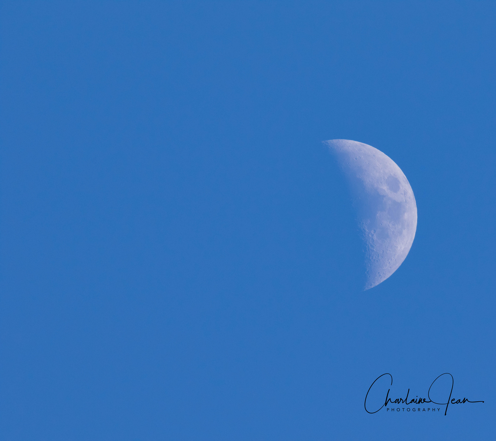 Canon EOS 7D Mark II sample photo. Moon day photography