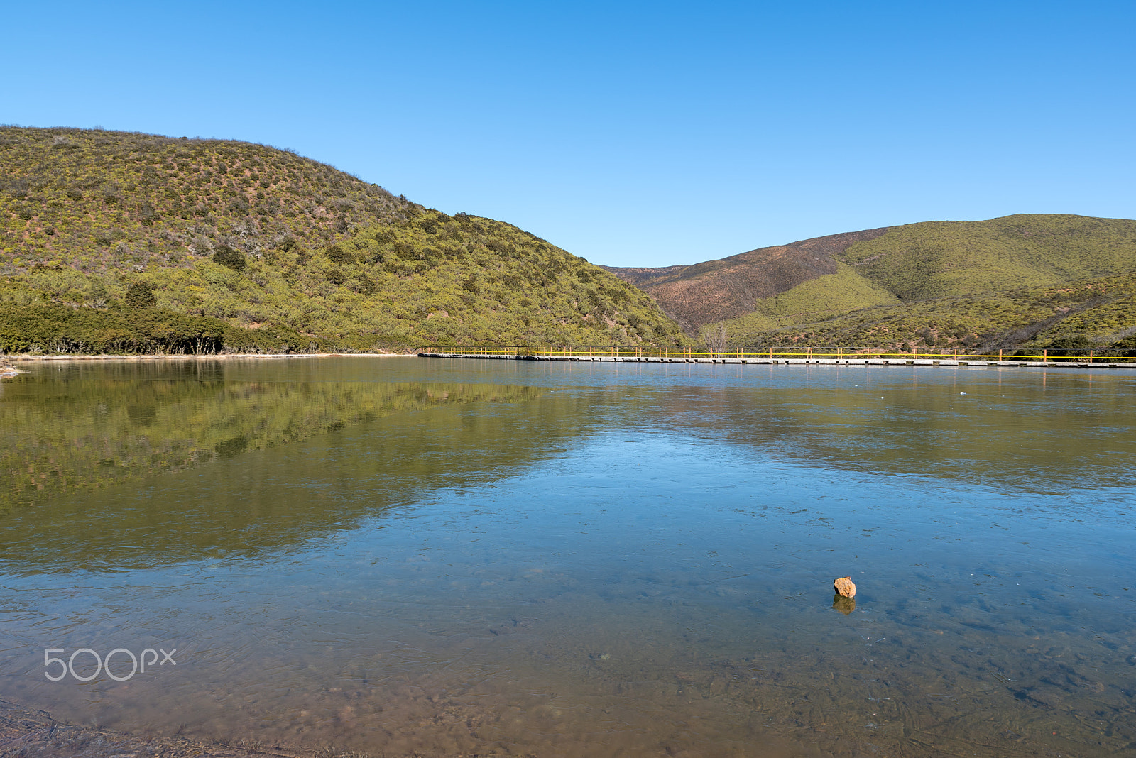 Nikon D750 sample photo. A freezed lake photography