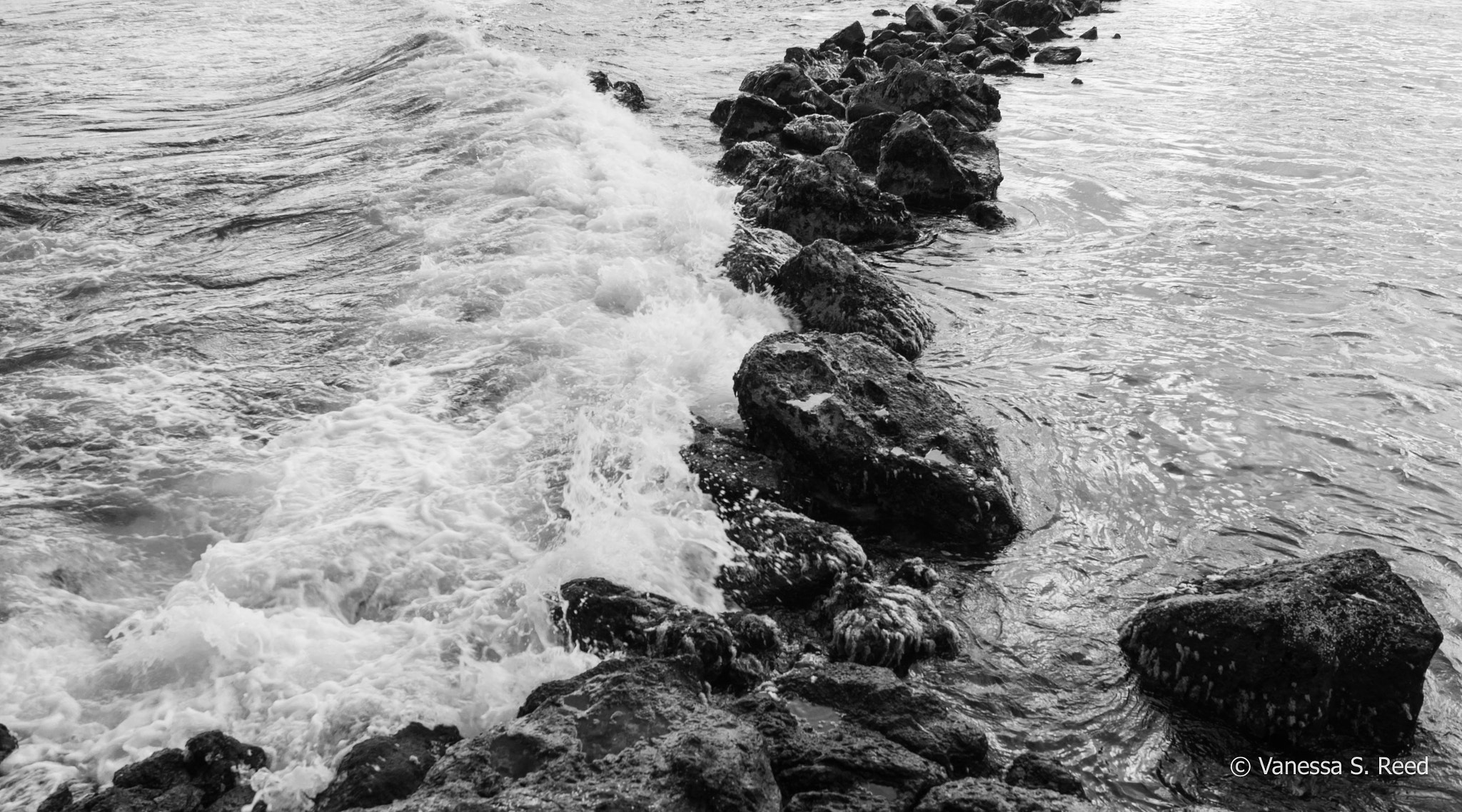 Olympus OM-D E-M1 Mark II + Olympus M.Zuiko Digital ED 12-40mm F2.8 Pro sample photo. B/w wave photography