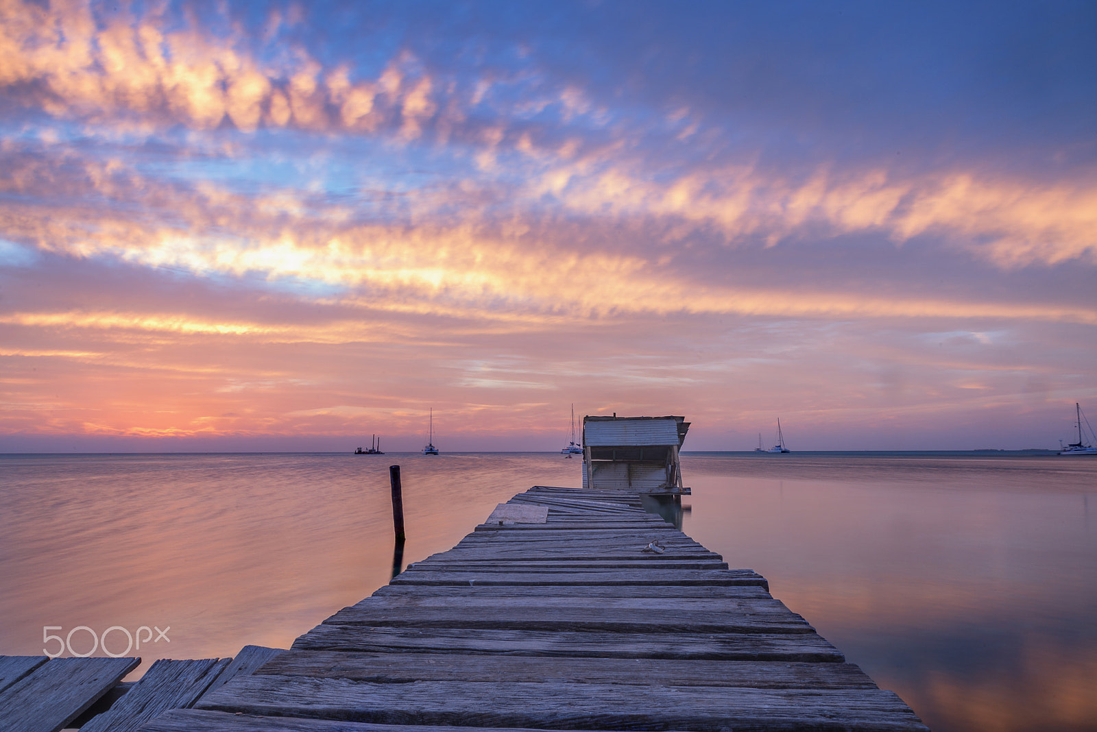 Tamron SP 24-70mm F2.8 Di VC USD sample photo. Pier caye caulker belize photography