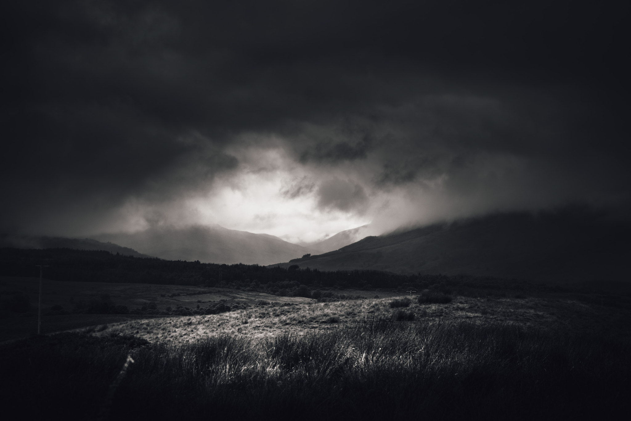 Sigma 24-70mm F2.8 EX DG Macro sample photo. Below ben nevis photography