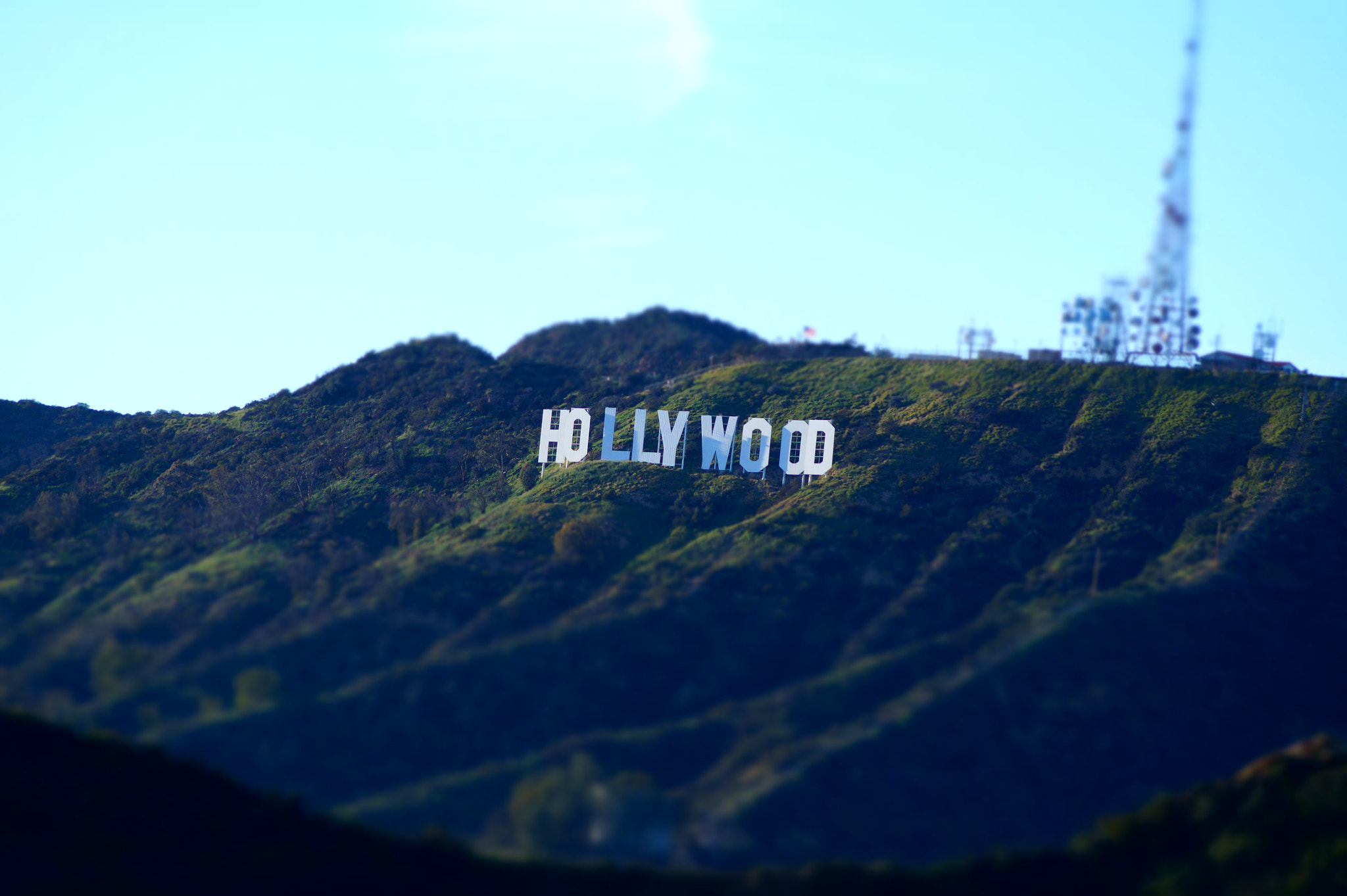 Sony SLT-A58 sample photo. Hollywood sign photography