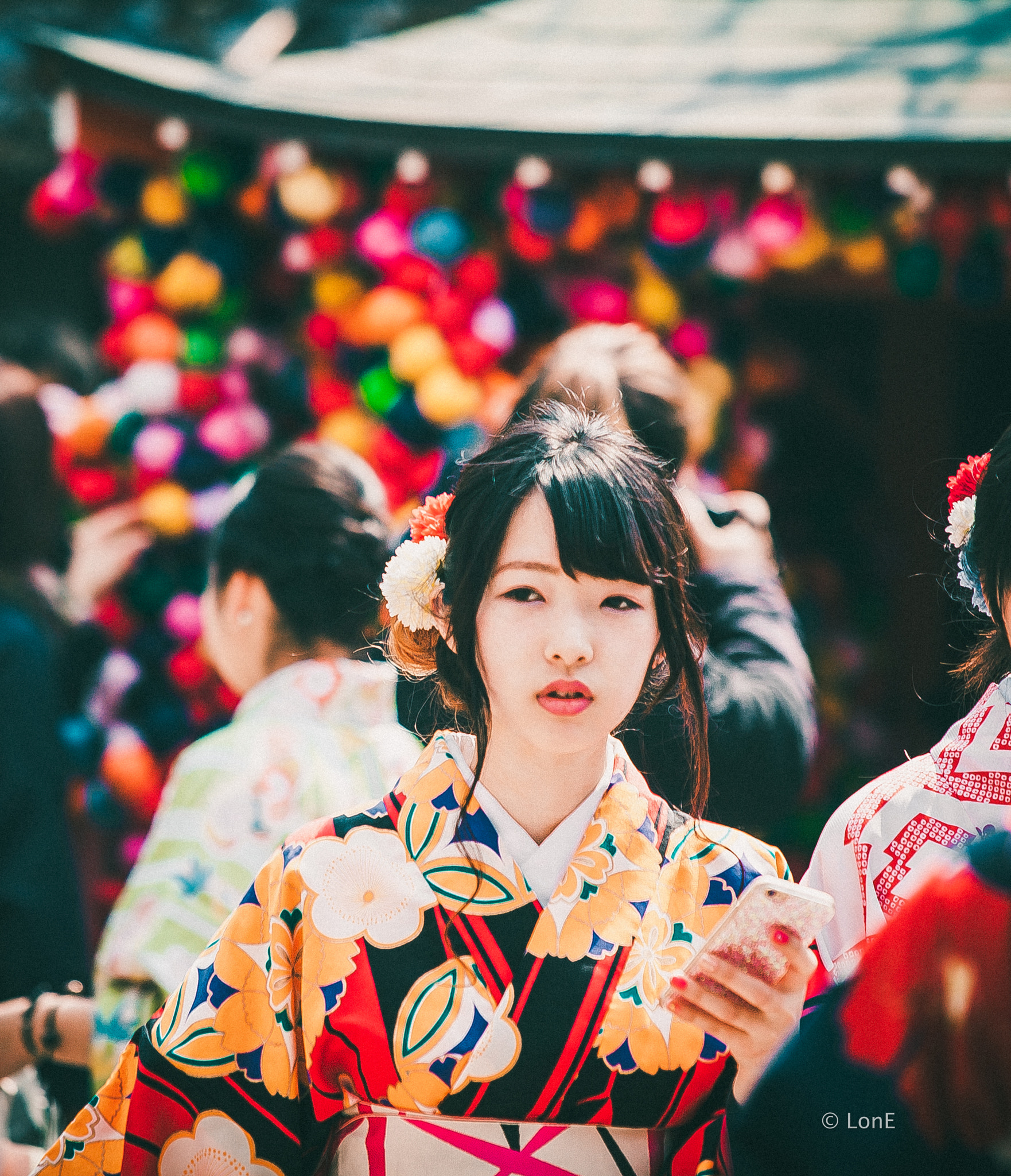 Canon EF 70-200mm F2.8L USM sample photo. Kimono photography