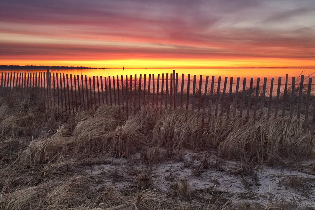 Canon EF 17-40mm F4L USM sample photo. Dune sunrise, greenwich, ct, 2017 photography