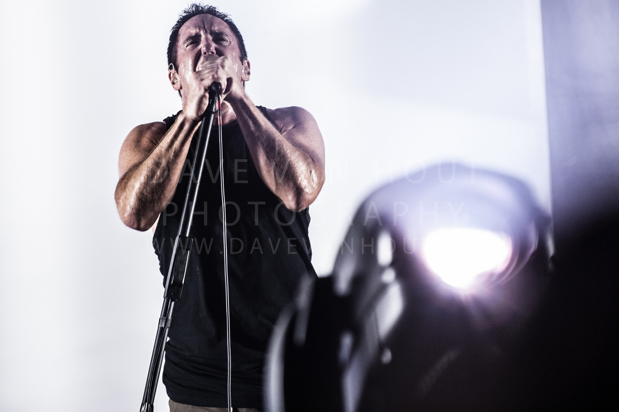 Nikon D700 sample photo. Nine inch nails lowlands photography