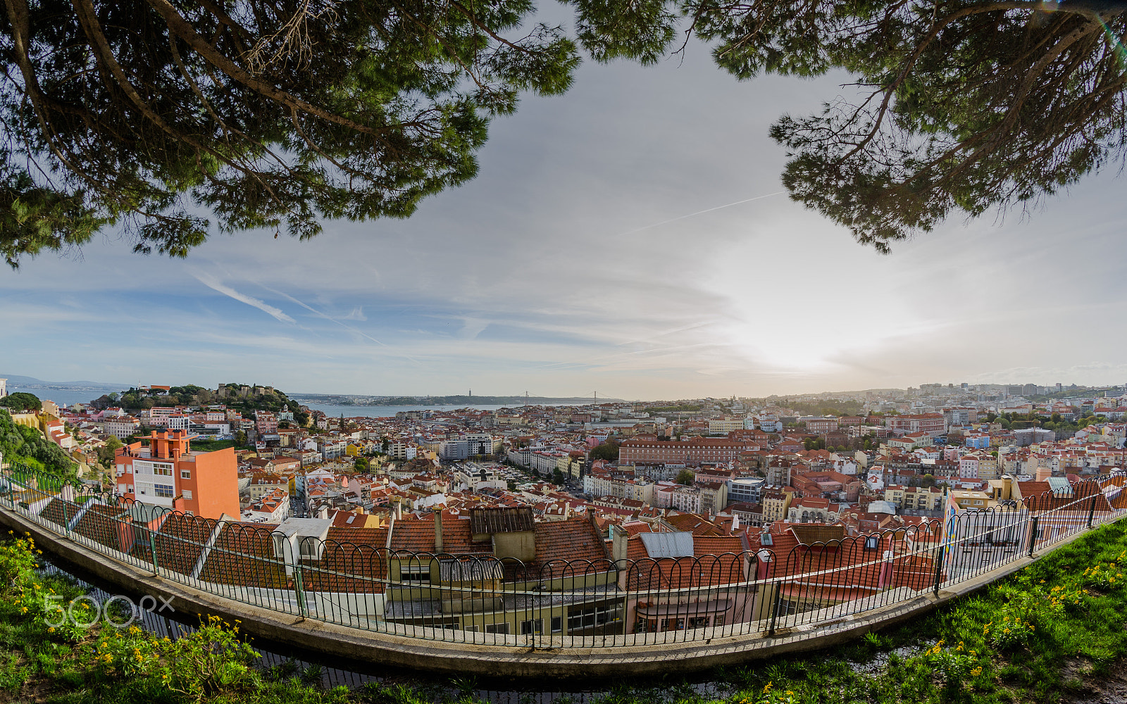 Samyang 8mm F3.5 Aspherical IF MC Fisheye sample photo. Eye view over the balcony photography