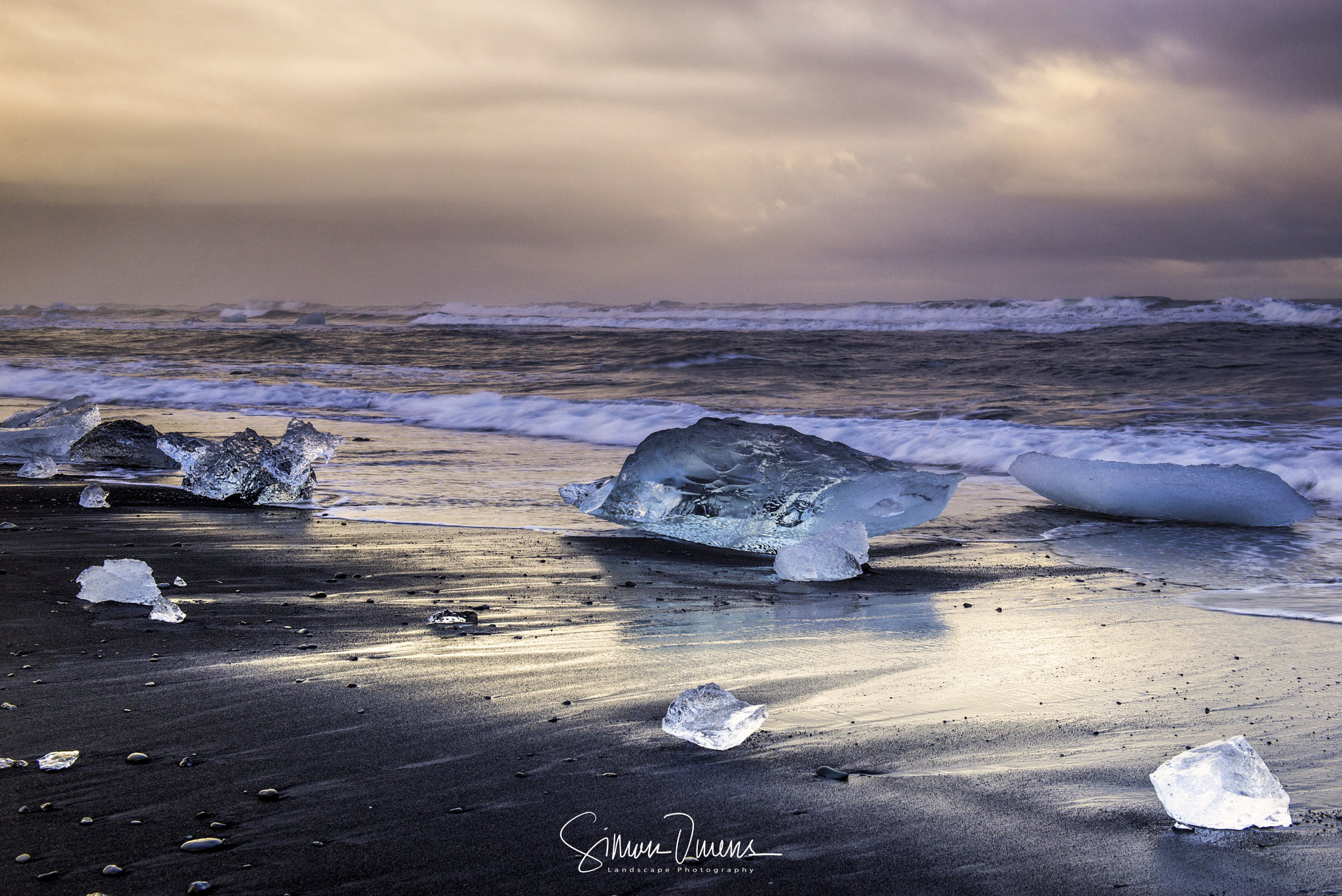 Nikon AF-S Nikkor 24-70mm F2.8G ED sample photo. Ice beach photography