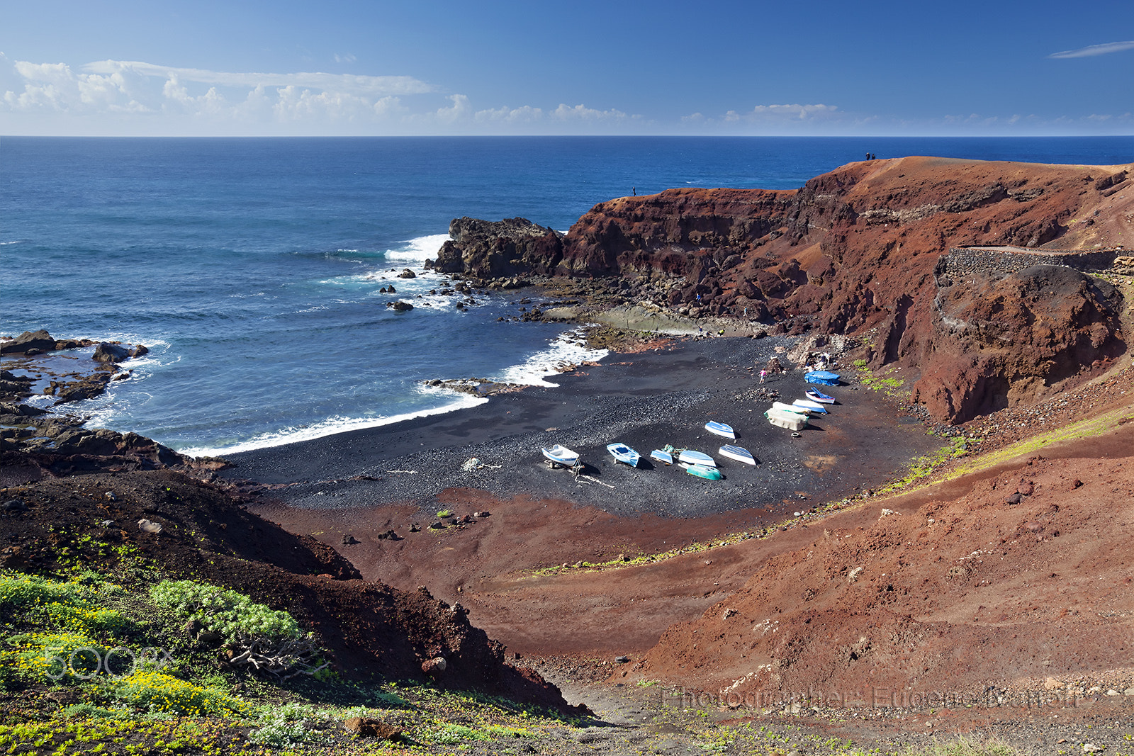 Canon EOS 5D Mark II sample photo. Charco de los clicos beach photography