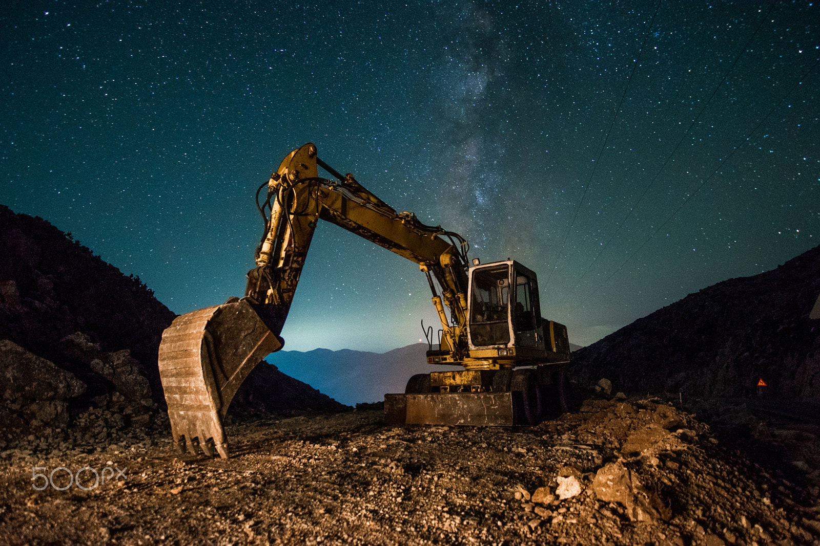 Nikon D7100 sample photo. The excavator photography