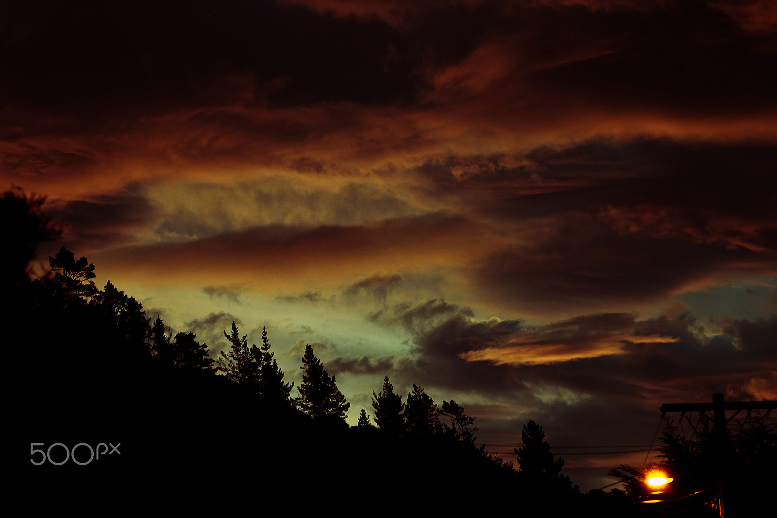 Fujifilm X-T1 sample photo. Clouds at sunset photography