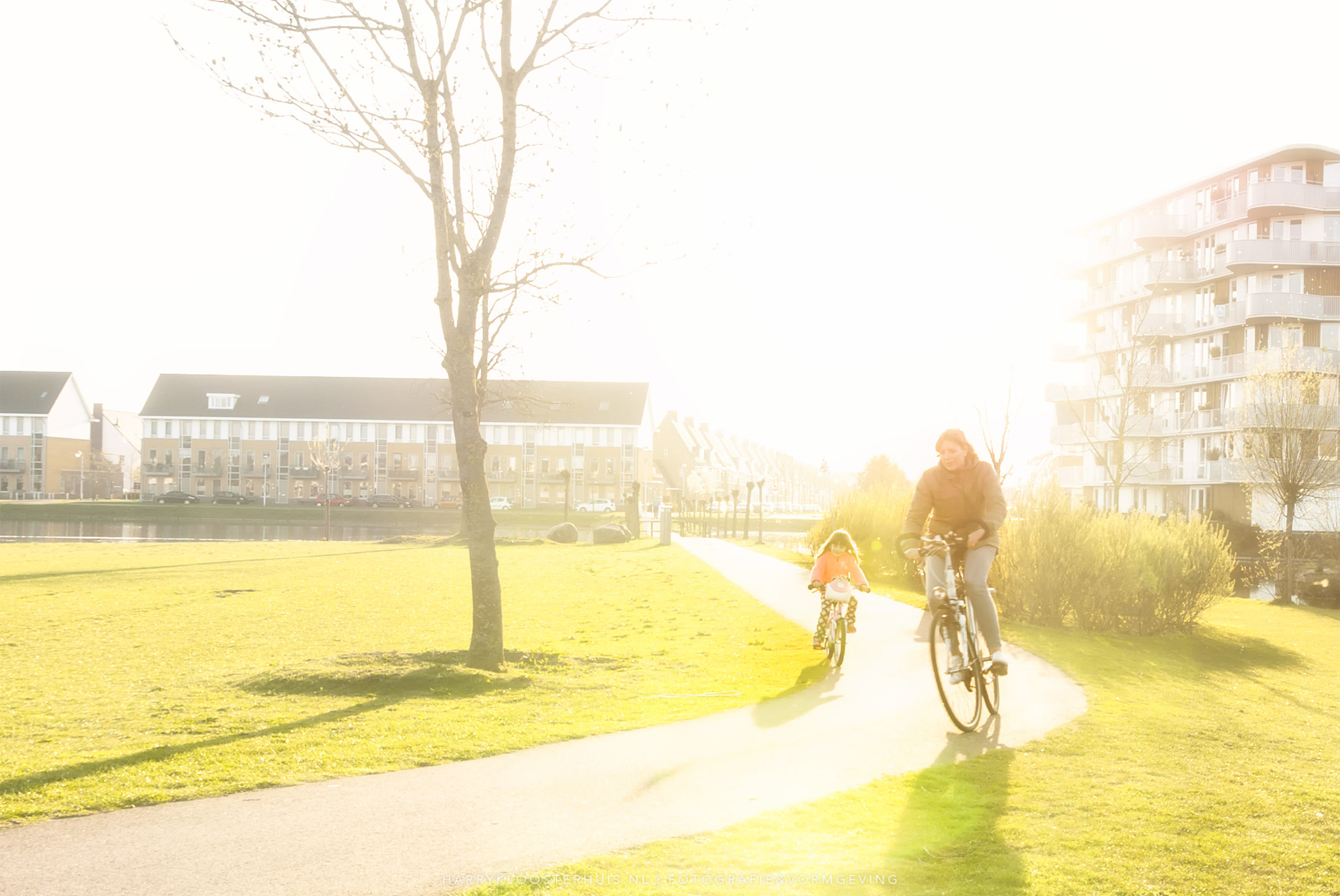 Nikon D80 sample photo. Biking mother and daughter photography
