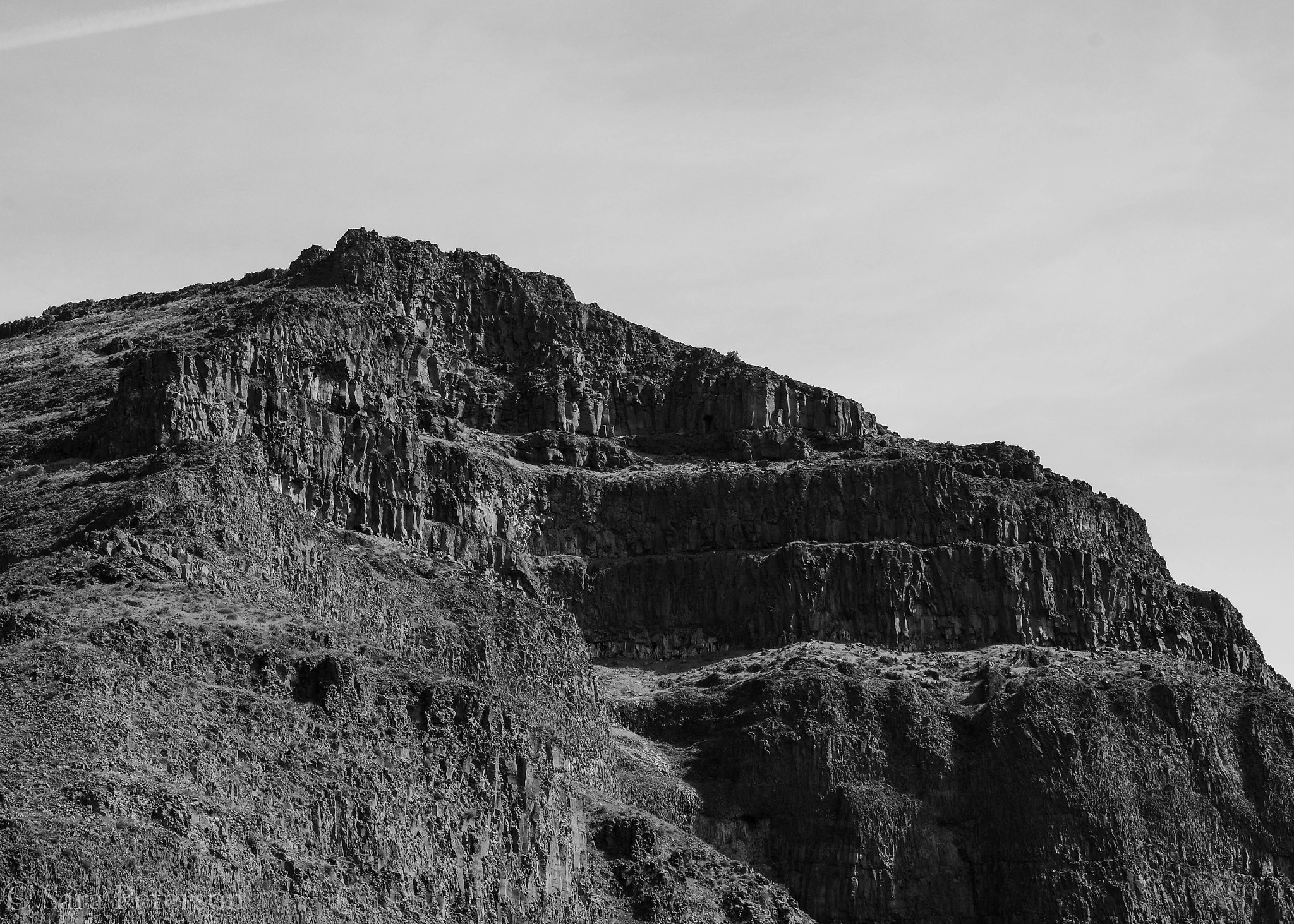 Pentax K-3 + Pentax smc DA 50mm F1.8 sample photo. Canyon black and white photography