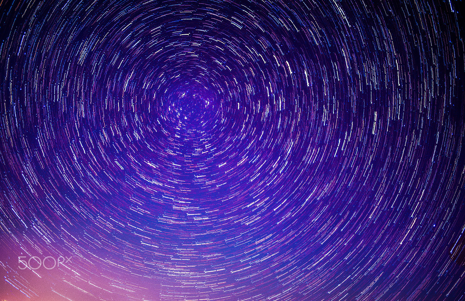 Nikon D700 sample photo. Startrails in lužické mountains photography