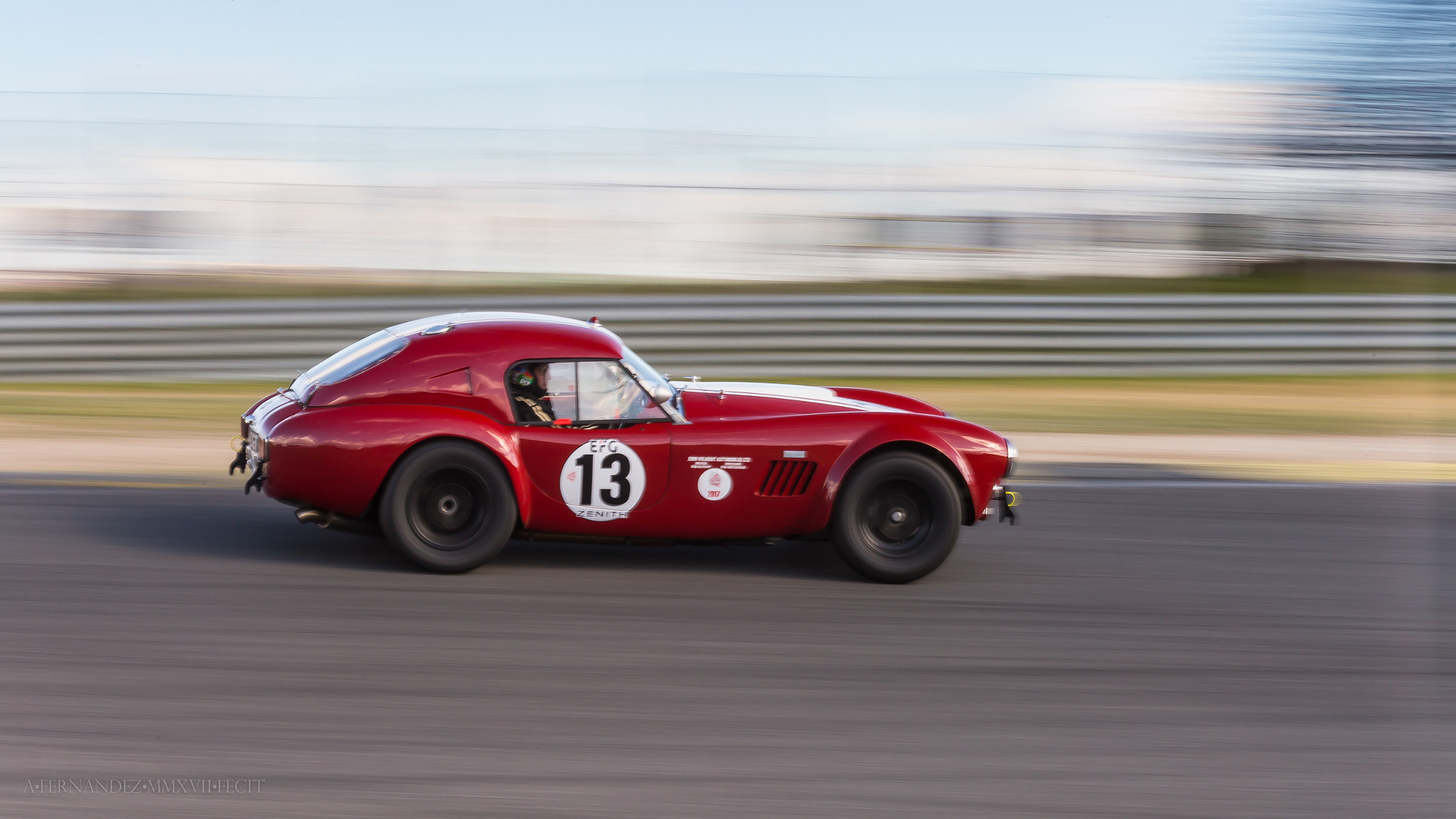 Canon EF 70-200mm F4L IS USM sample photo. Shelby cobra 289, 1963. jarama classic 2017 photography