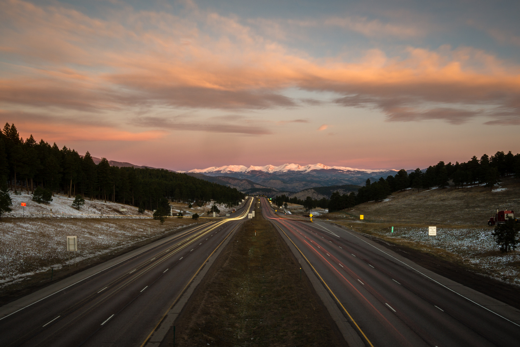 Sony a6000 + Sigma 19mm F2.8 EX DN sample photo. I-70 west, colorado photography