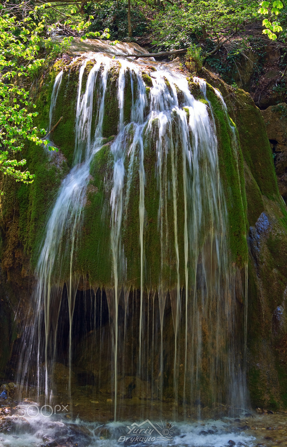 Canon EOS 5D + Canon EF 70-200mm F4L IS USM sample photo. Waterfall "sribni struji" photography