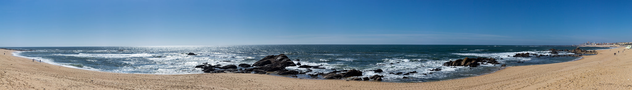 Canon EOS 100D (EOS Rebel SL1 / EOS Kiss X7) sample photo. Vila do conde beach - panoramic photography
