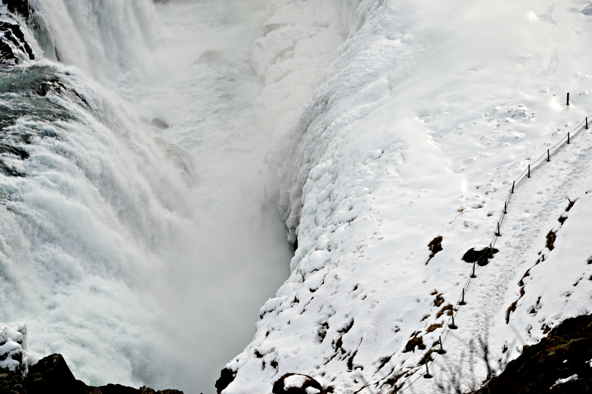 Nikon D700 sample photo. Gulfoss photography