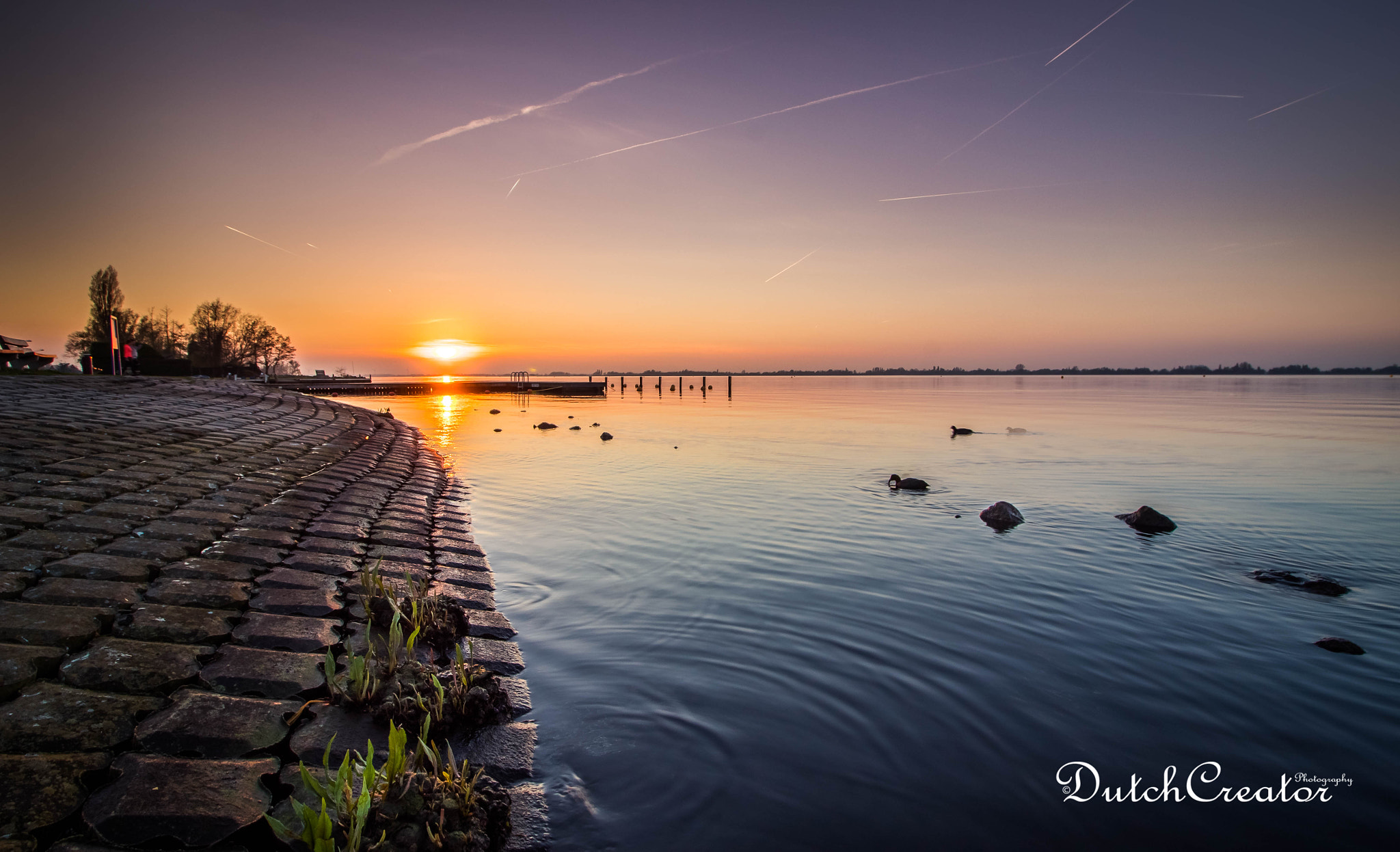 Canon EOS 1300D (EOS Rebel T6 / EOS Kiss X80) sample photo. Great sunset this night at westeinderplassen photography