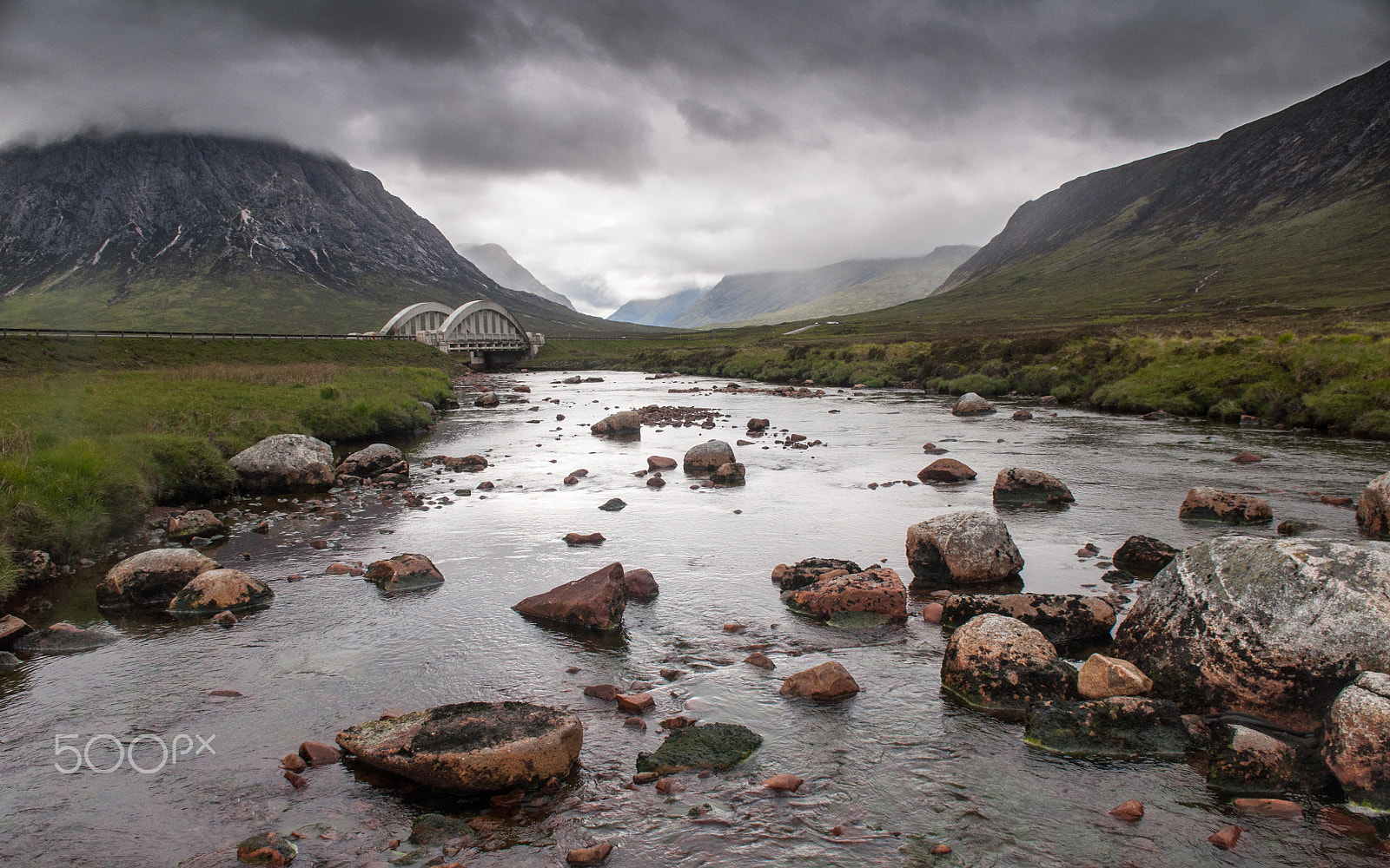 Nikon D90 sample photo. River etive on rannoch moor photography