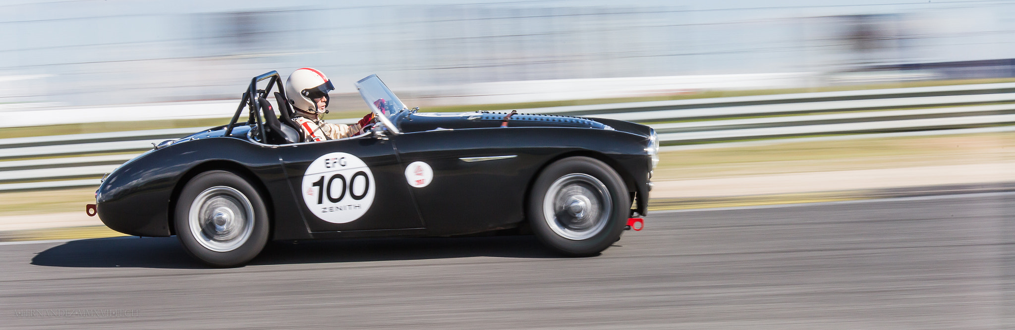 Canon EF 70-200mm F4L IS USM sample photo. Austin-healey 100m. 1956 photography