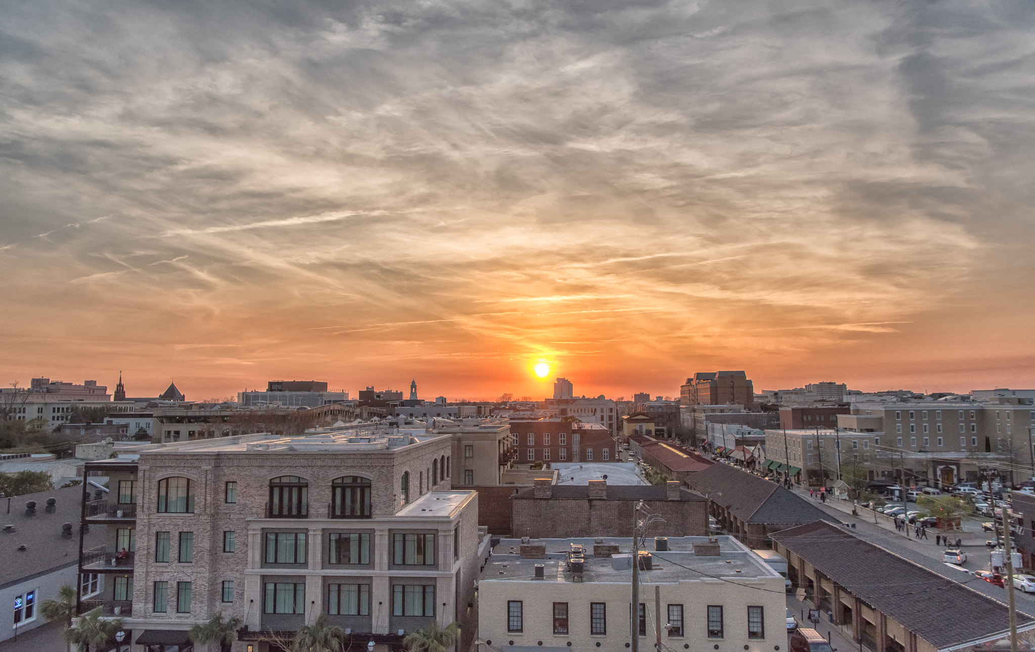 Nikon AF-S Nikkor 24-70mm F2.8E ED VR sample photo. Chucktown sunset photography