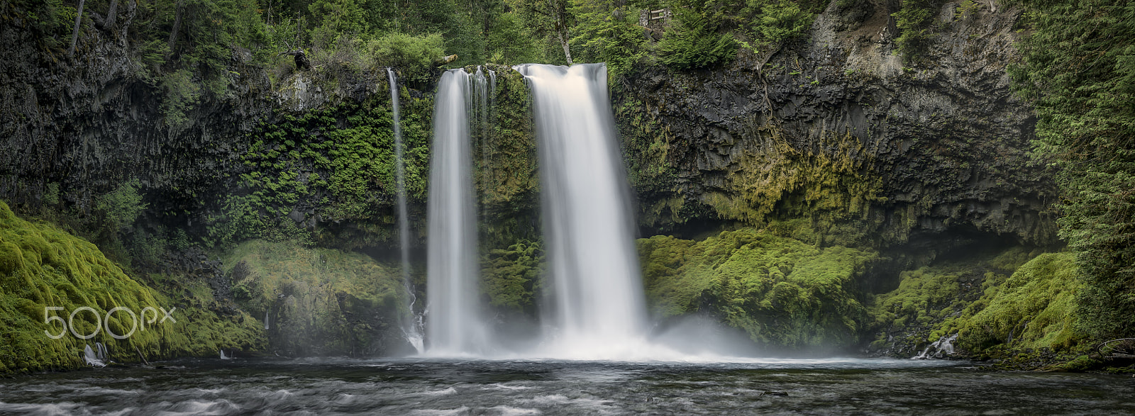 Sony a7S II sample photo. Koosah falls waterfall - willamette national forest - oregon photography