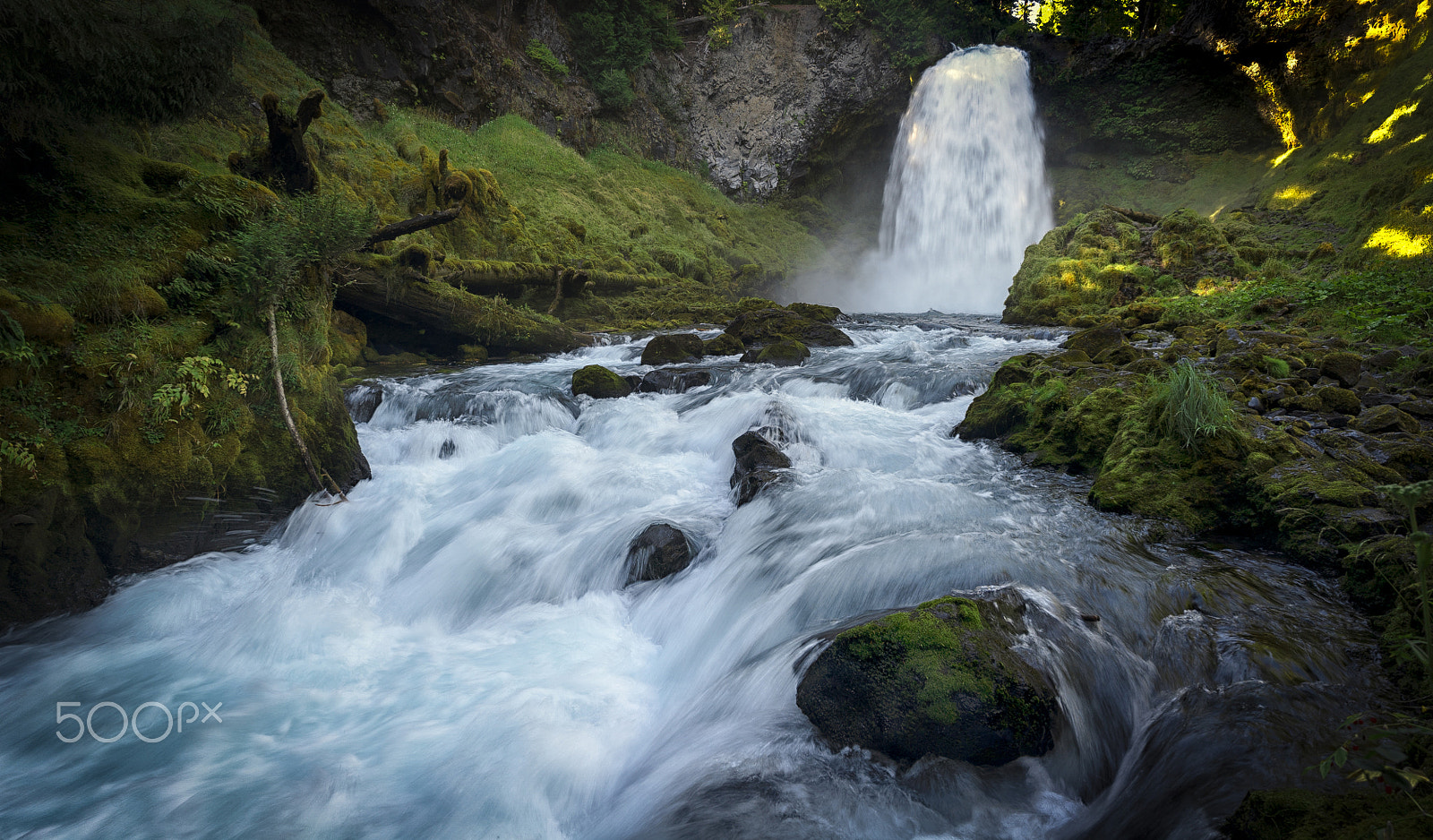 Sony a7S II sample photo. Sahalie falls waterfall - willamette national forest - oregon photography