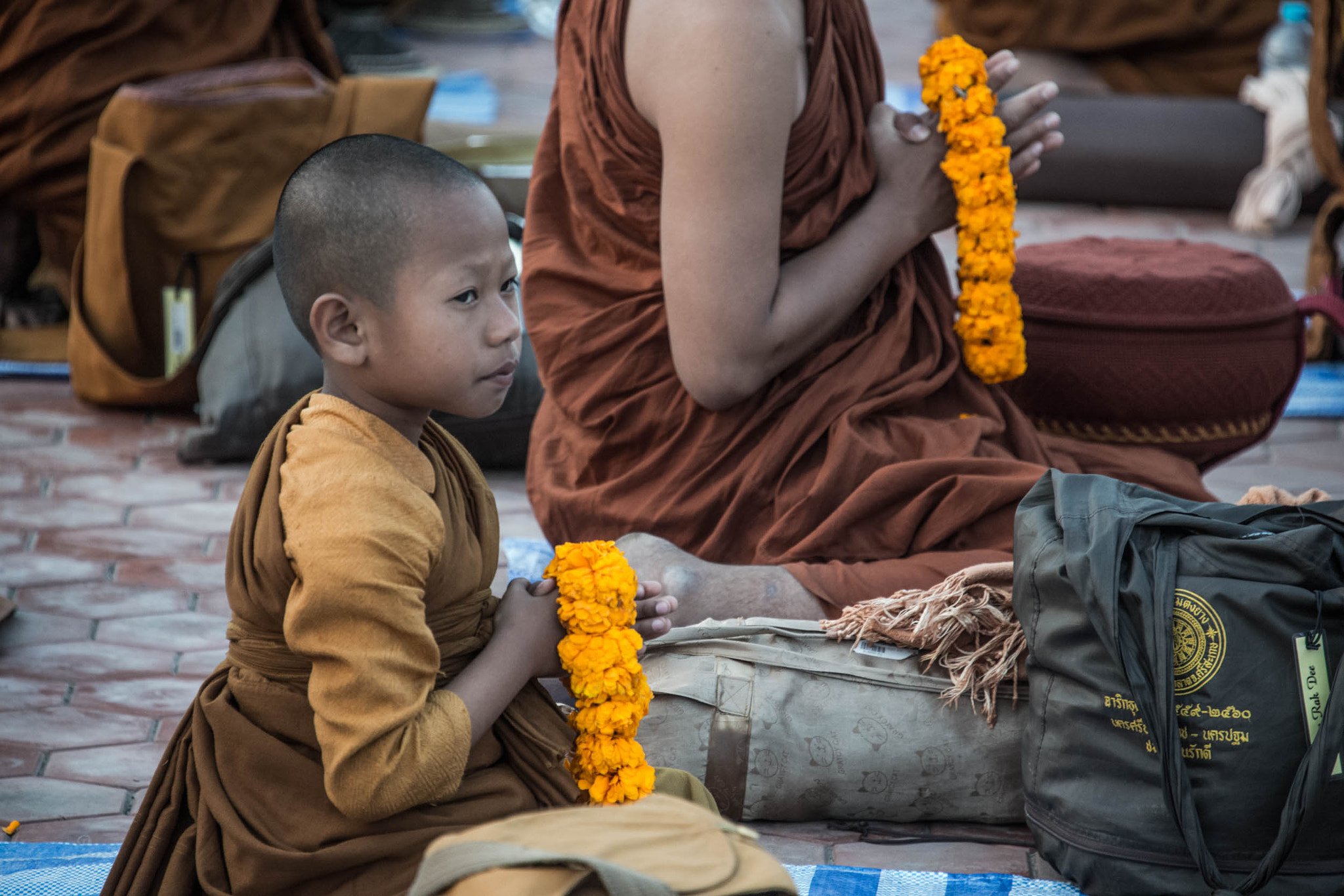 Nikon D800 sample photo. Little monk photography