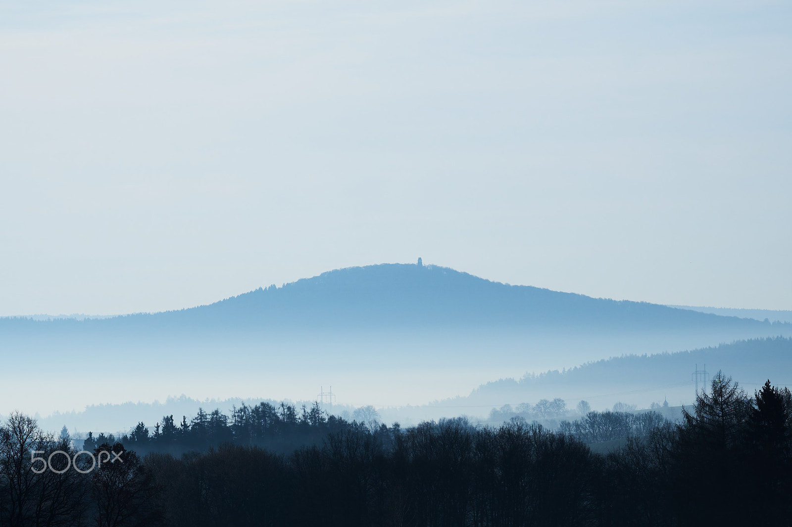 Fujifilm XF 100-400mm F4.5-5.6 R LM OIS WR sample photo. View from a buchov village in the april morning photography