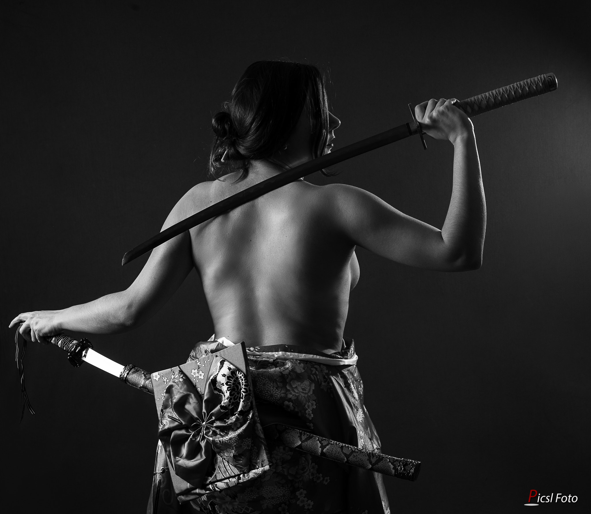 Nikon D700 sample photo. Samouraï girl photography