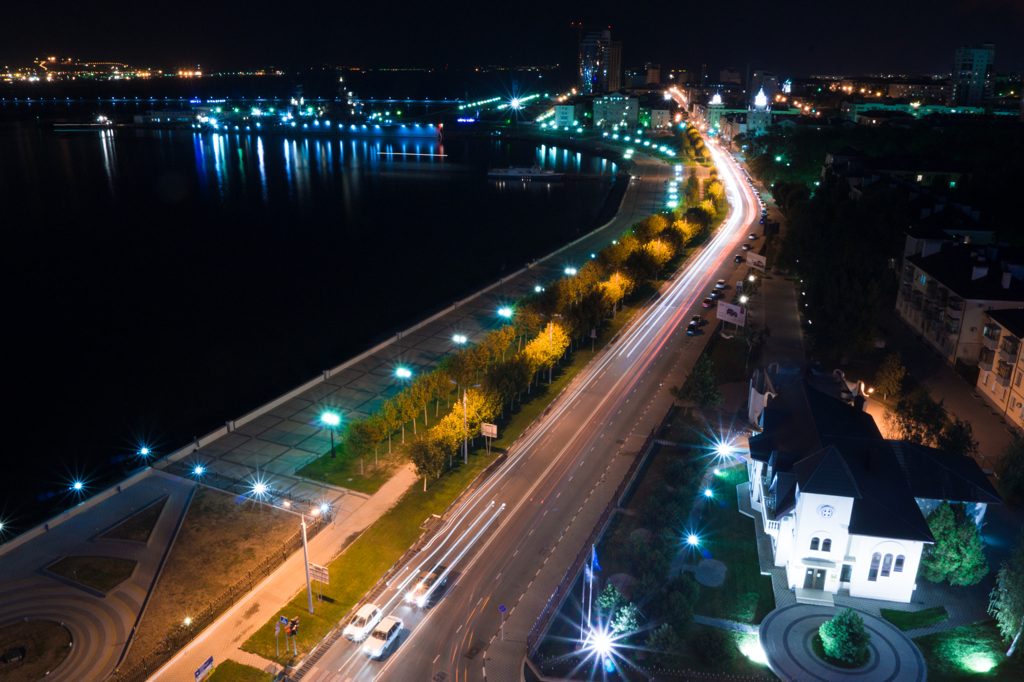 Sony SLT-A65 (SLT-A65V) sample photo. Night novorossiysk photography