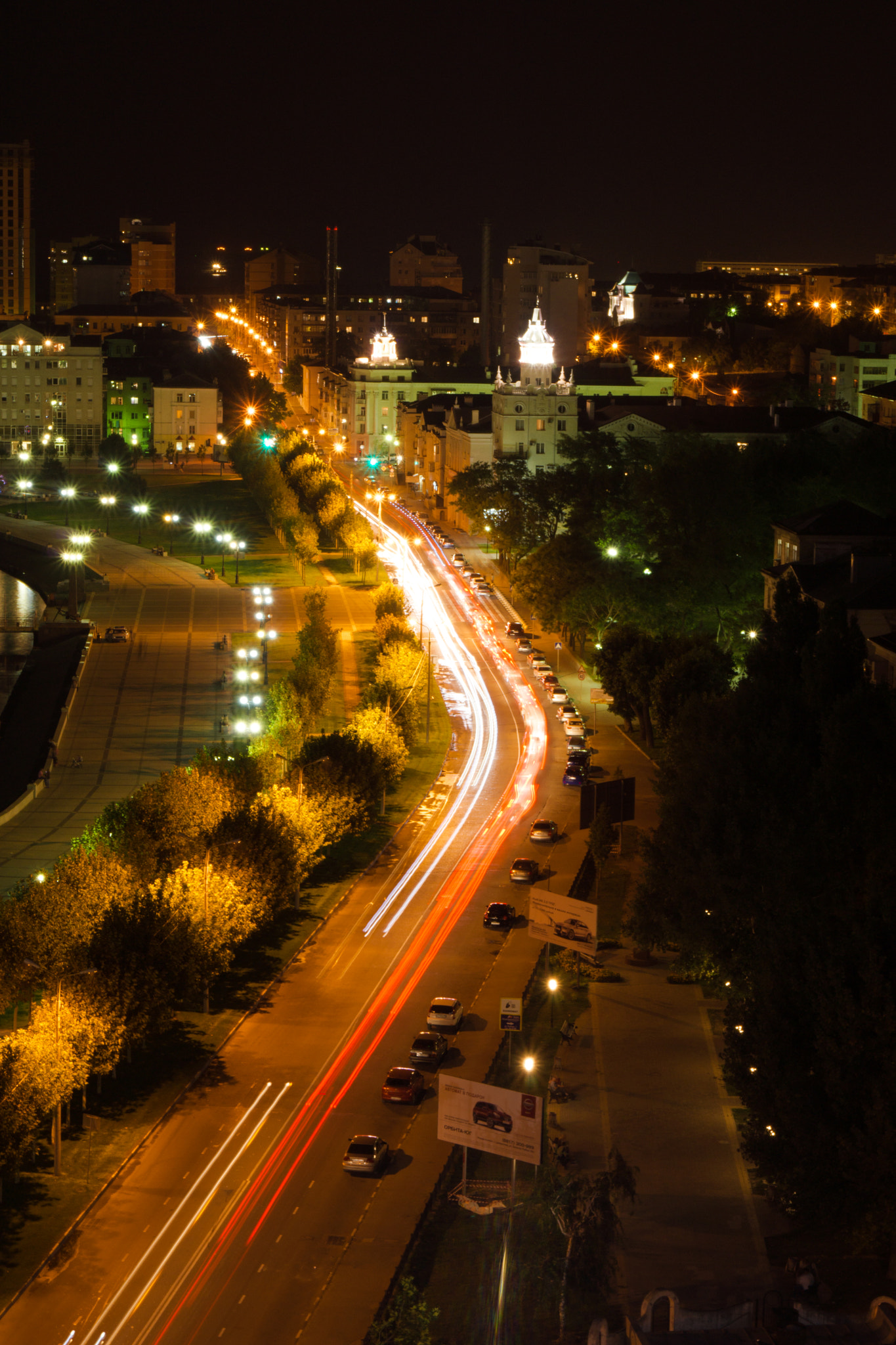 Sony SLT-A65 (SLT-A65V) sample photo. Night novorossiysk photography